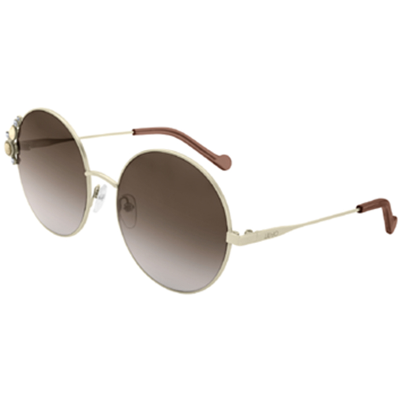 

Liu Jo Golden Beauty LJ115SR Round Sunglasses, Gold