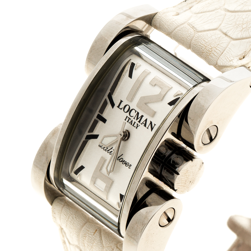 

Locman White Latin Lover N.C0172 Ostrich Leather Women's Wristwatch