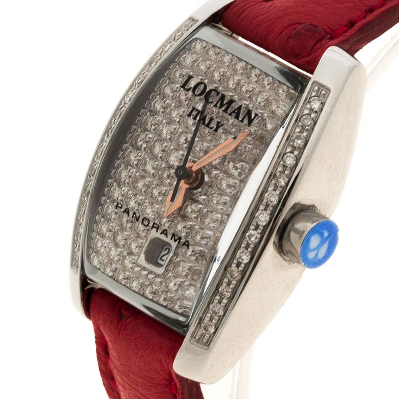 

Locman Diamonds Panorama N.G0232 Women's Wristwatch, Silver