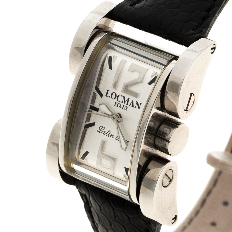 

Locman Silver Latin Lover N.C0154 Ostrich Leather Women's Wristwatch