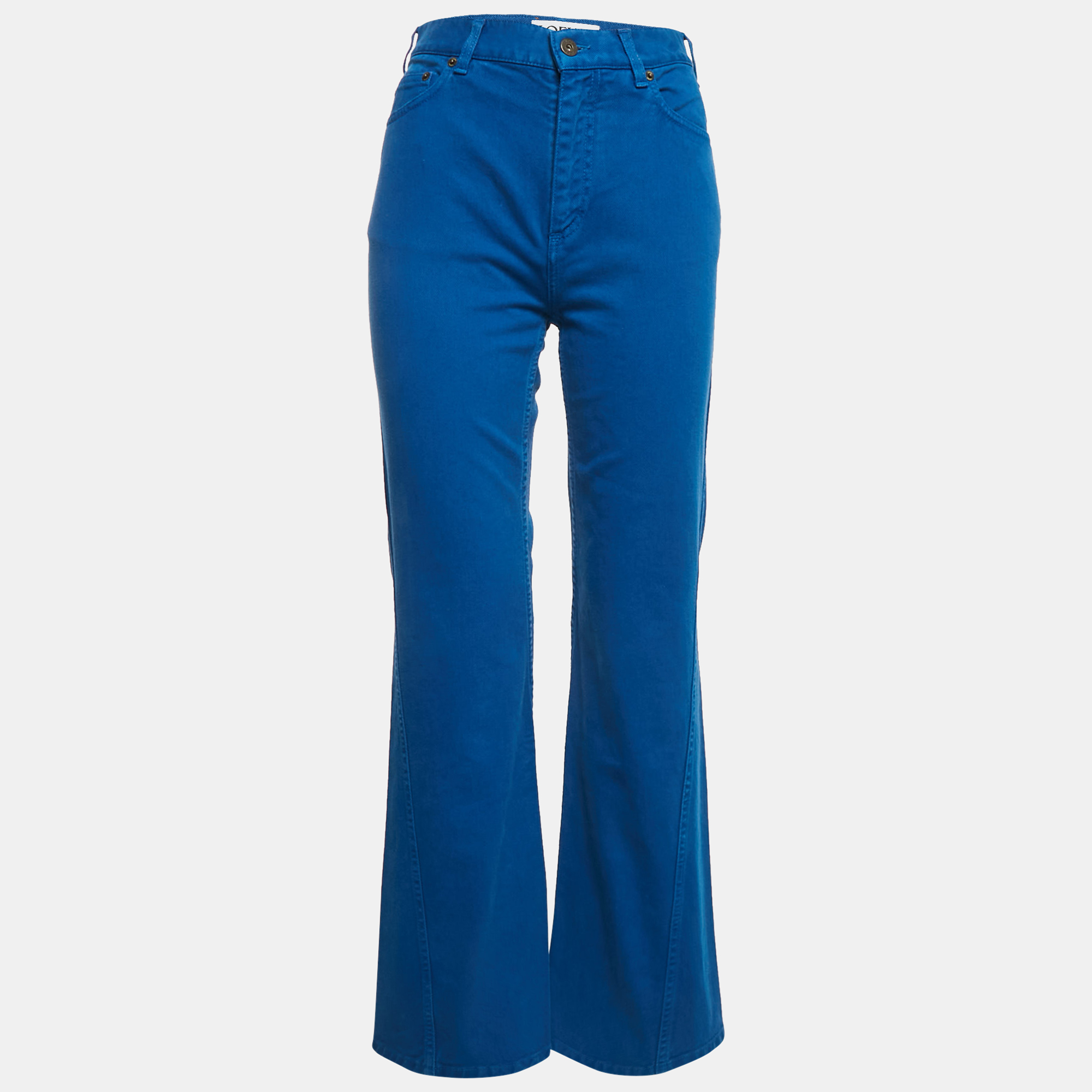 

Loewe Blue Denim Twisted Leg Jeans M Waist 27"