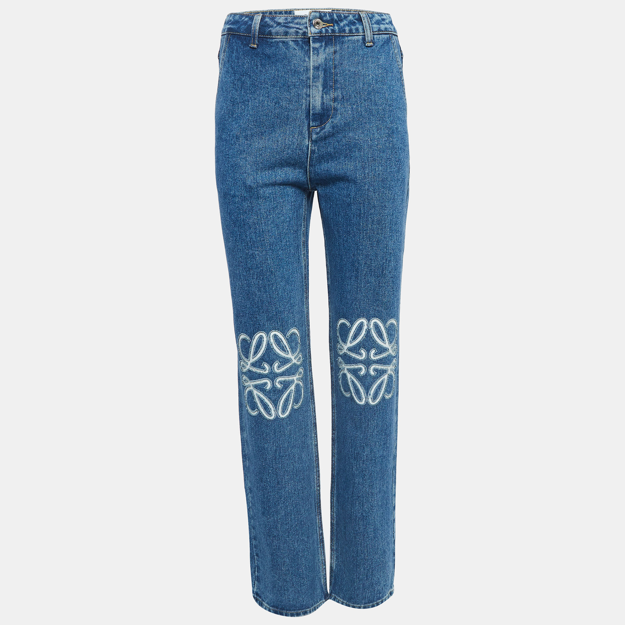 Loewe Anagram High-Rise Wide-Leg Jeans – The Luxury Shopper