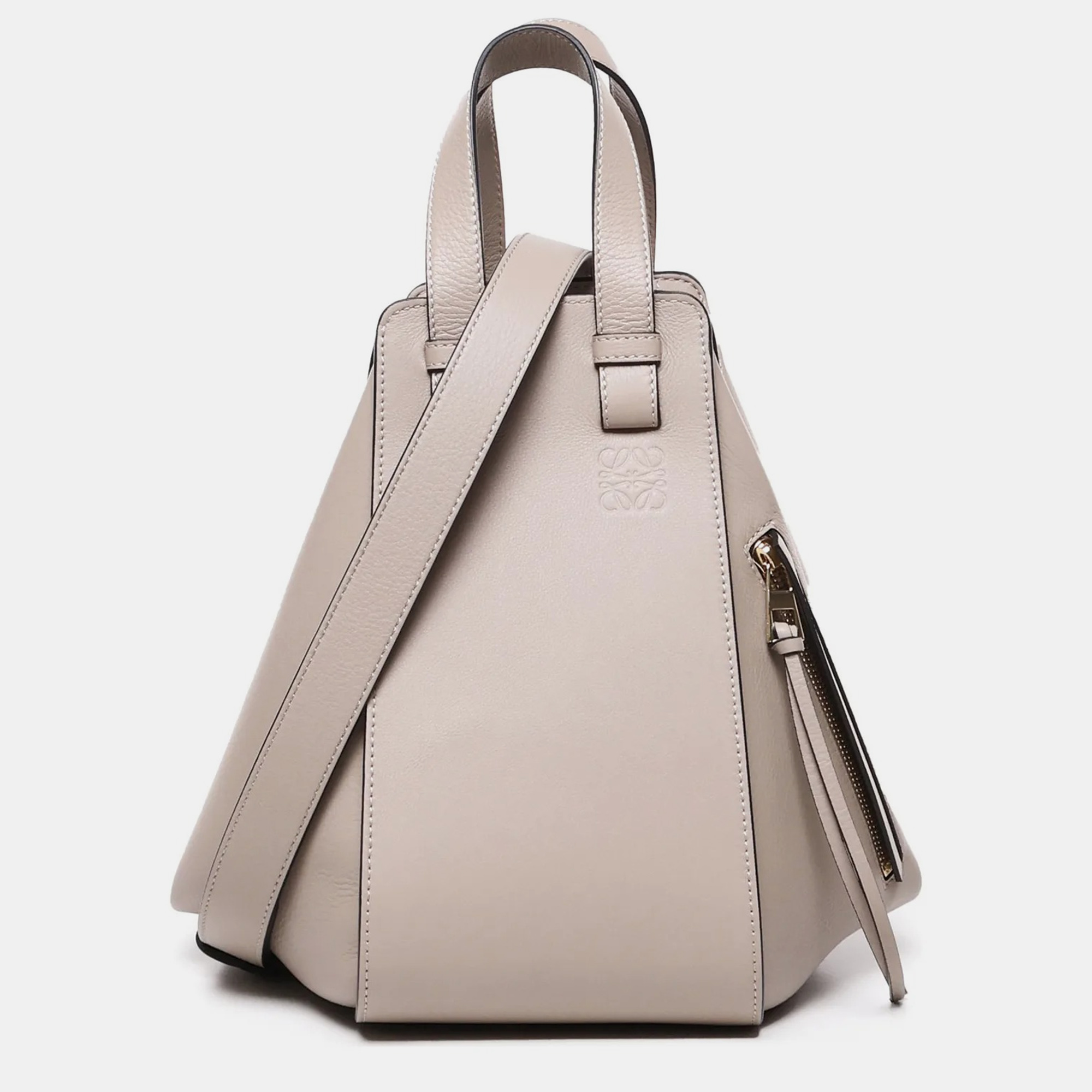 

Loewe Beige Leather Hammock Top Handle Bag