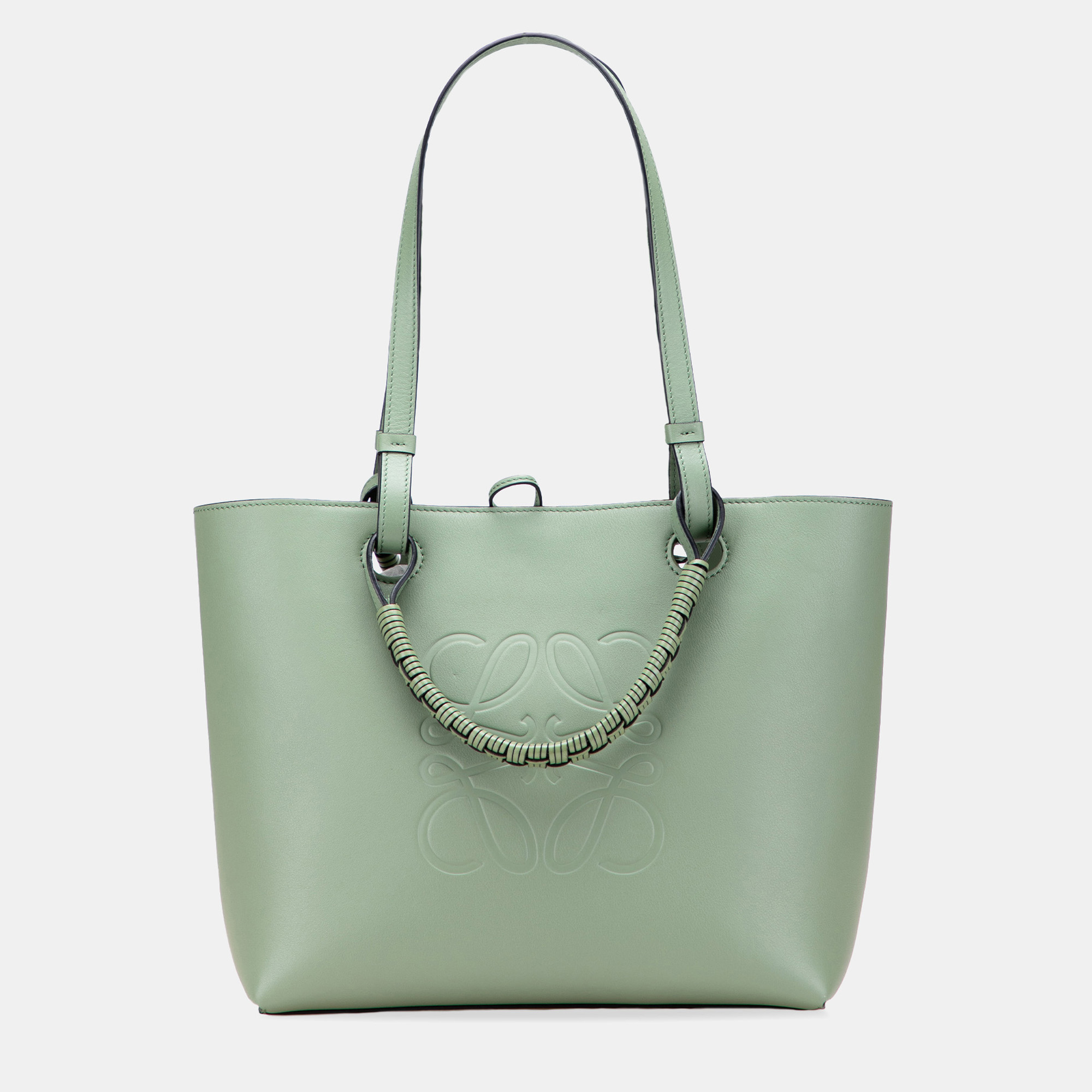 

Loewe Green Small Smooth Calfskin Anagram Tote