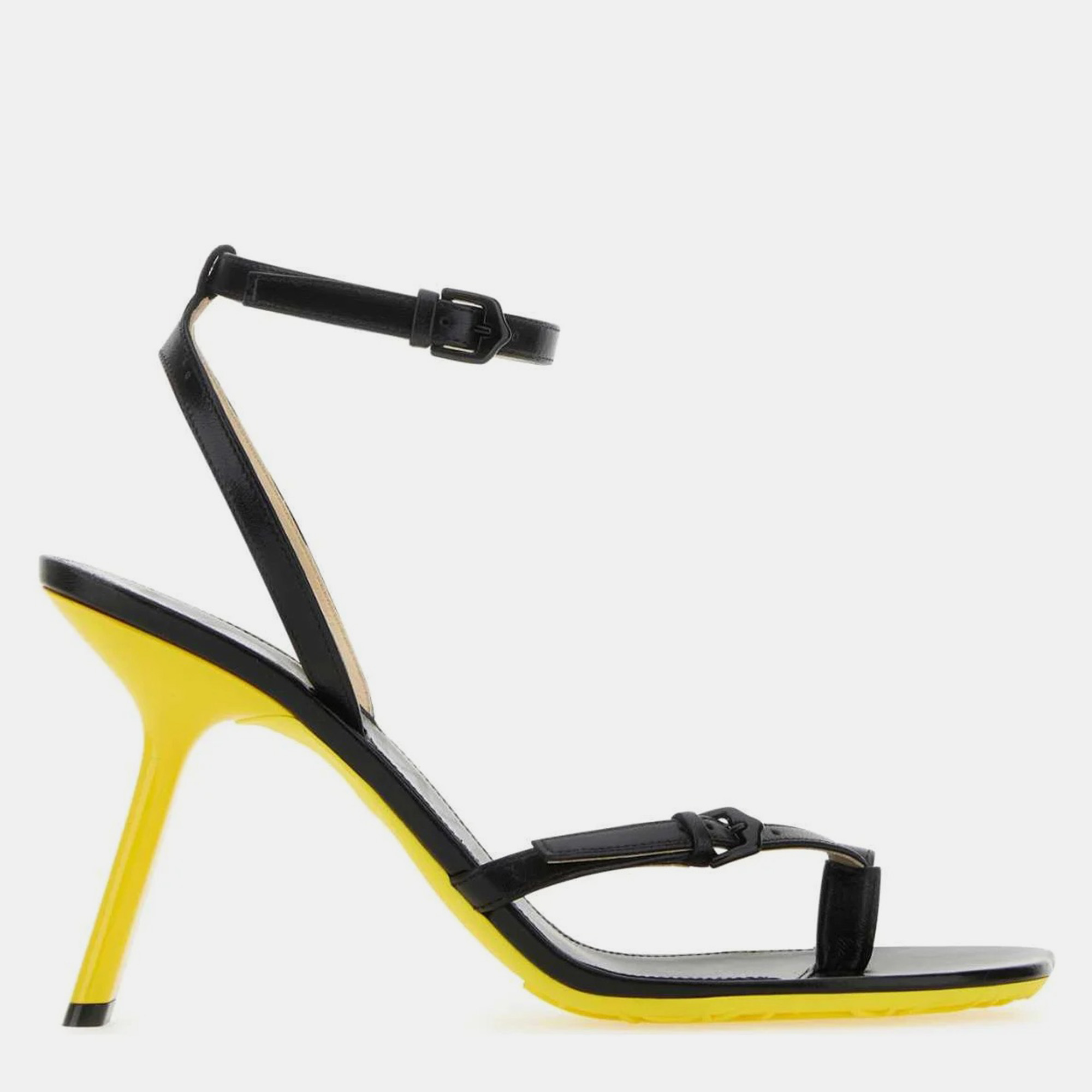 

Loewe Black Leather Petal Sandals Women’s