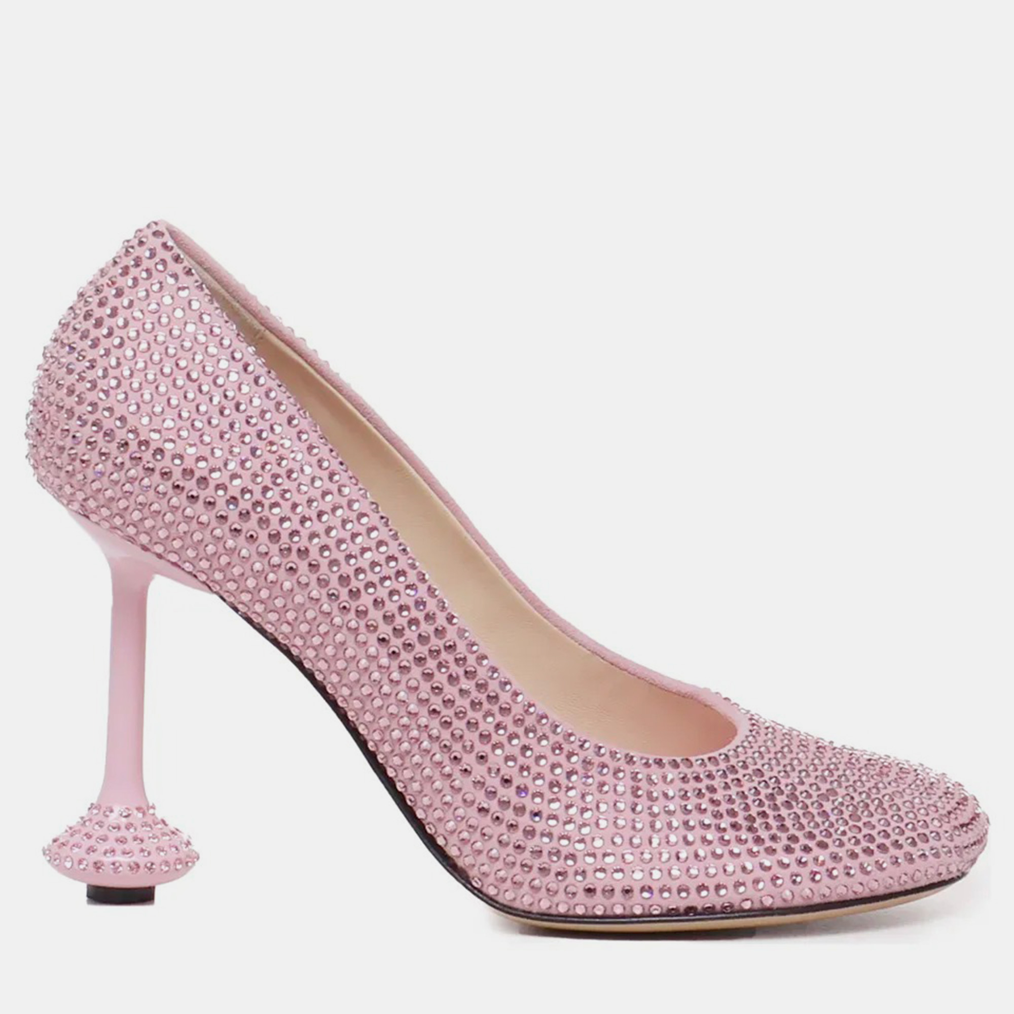 

Loewe Bonbon Calfskin Toy Pumps with Rhinestones Women’s, Purple