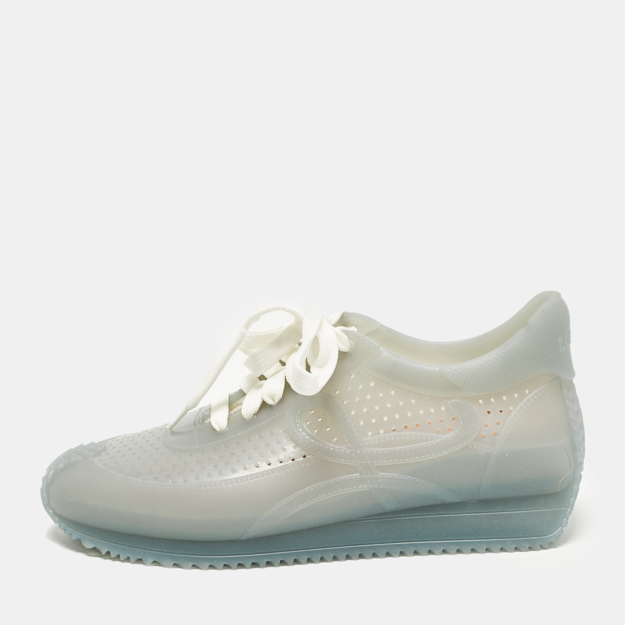 

Loewe Flow Runner Size  Transparent Rubber Lace Up Sneakers