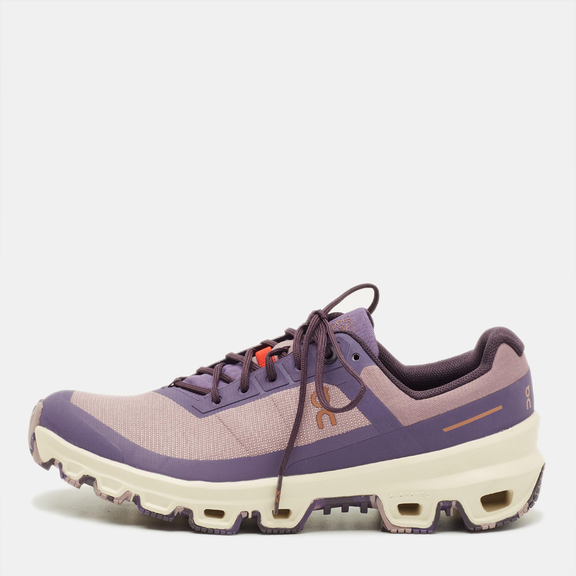 

Loewe X On Cloudventure Size  Two Tone Canvas Lace Up Sneakers, Purple
