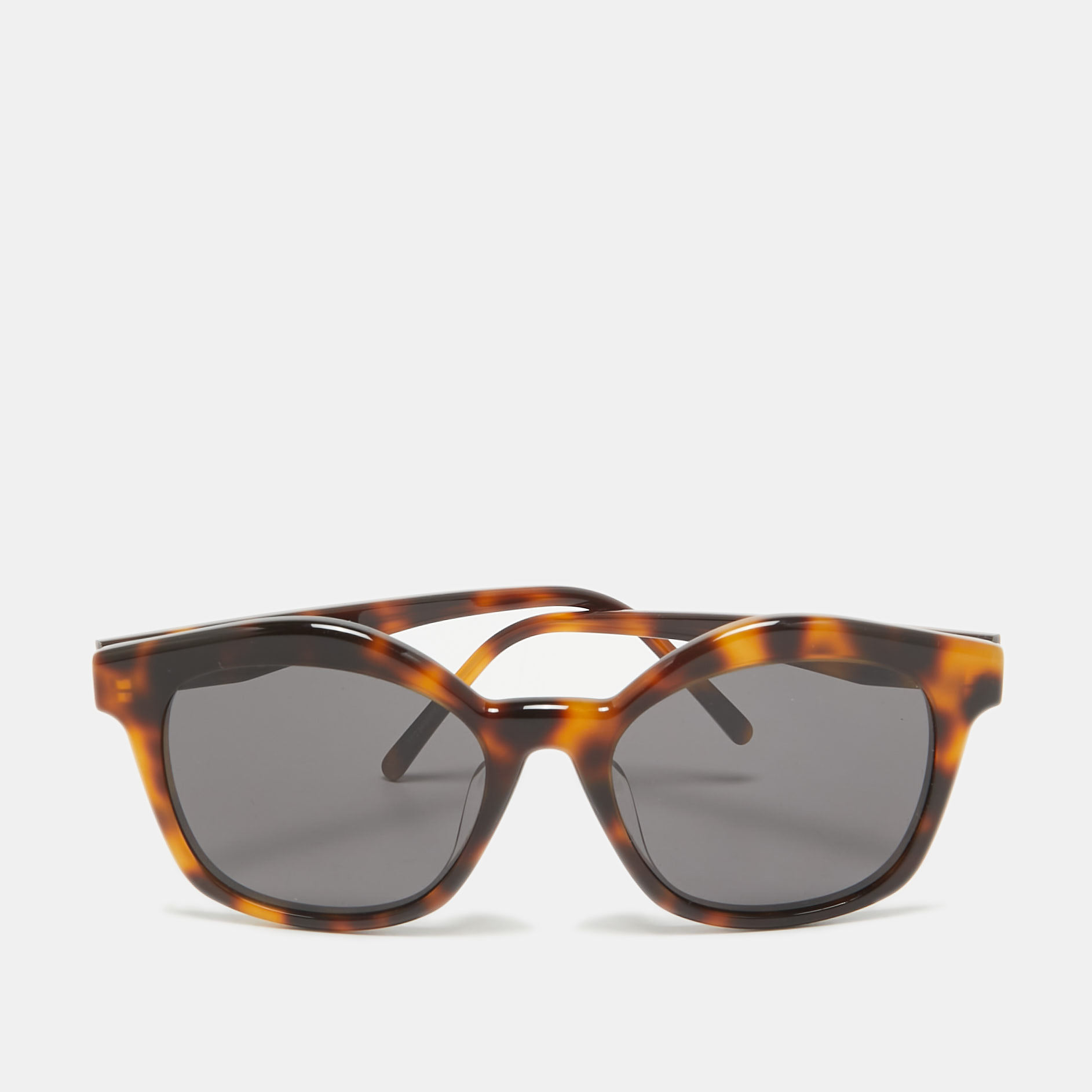 

Loewe Havana LW40079U Curvy Square Sunglasses, Brown