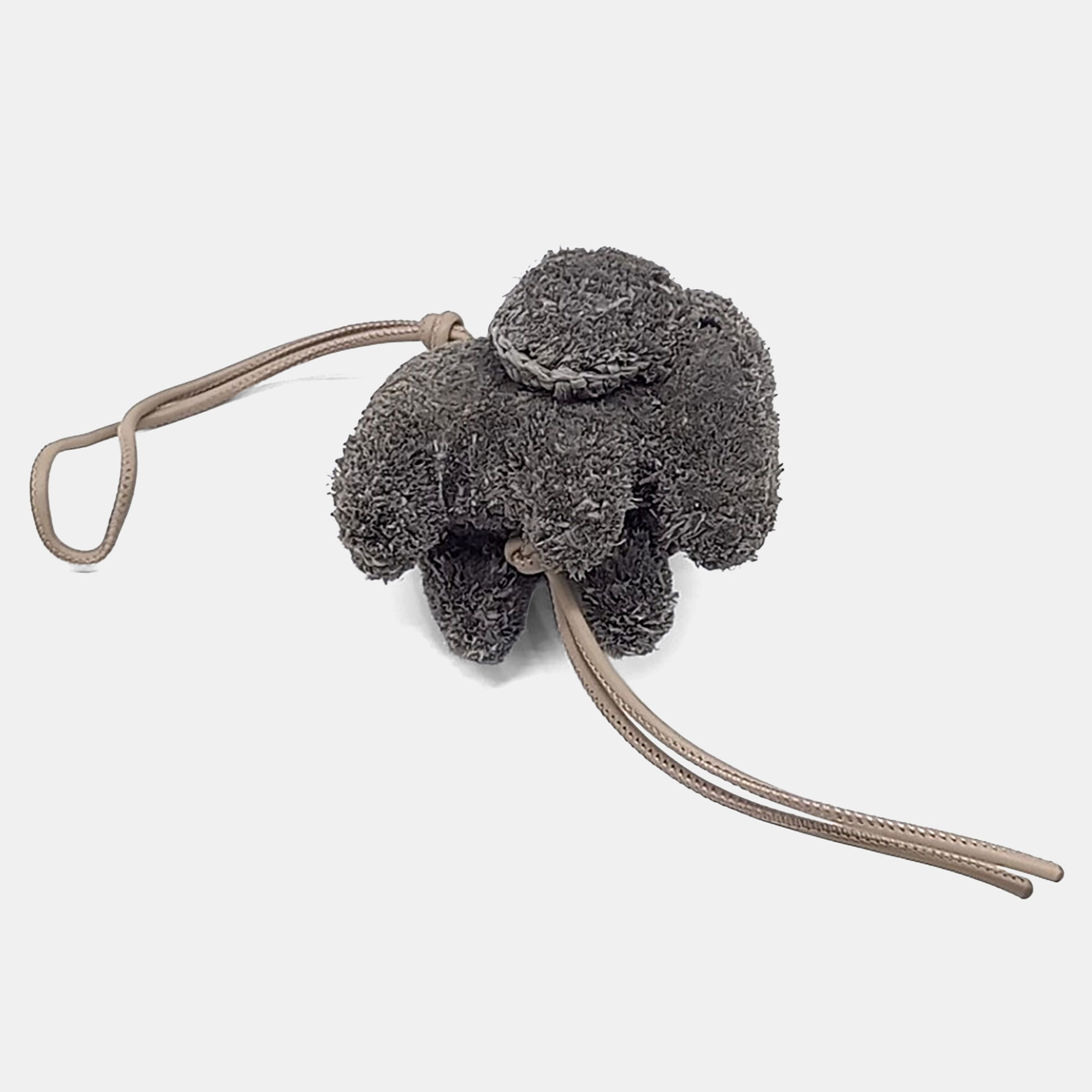 

Loewe Fabric grey bag charm