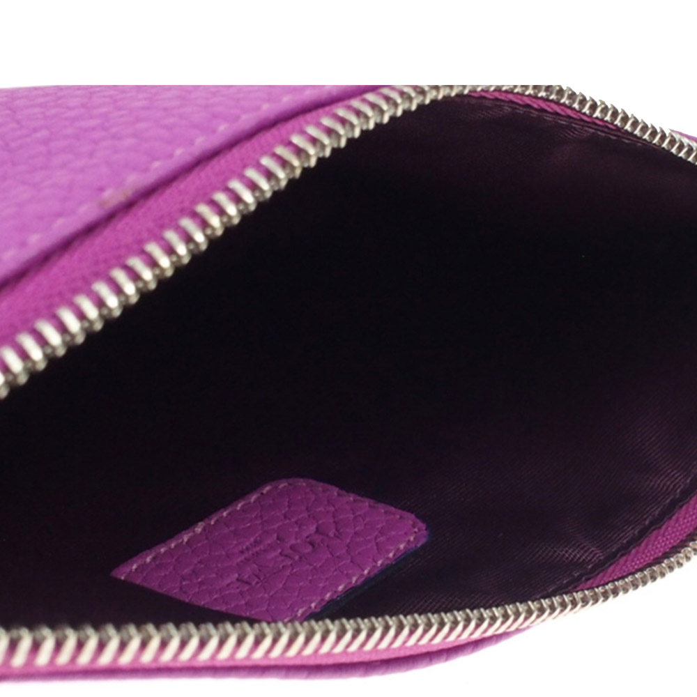 

Loewe Purple Leather Anagram Pouch