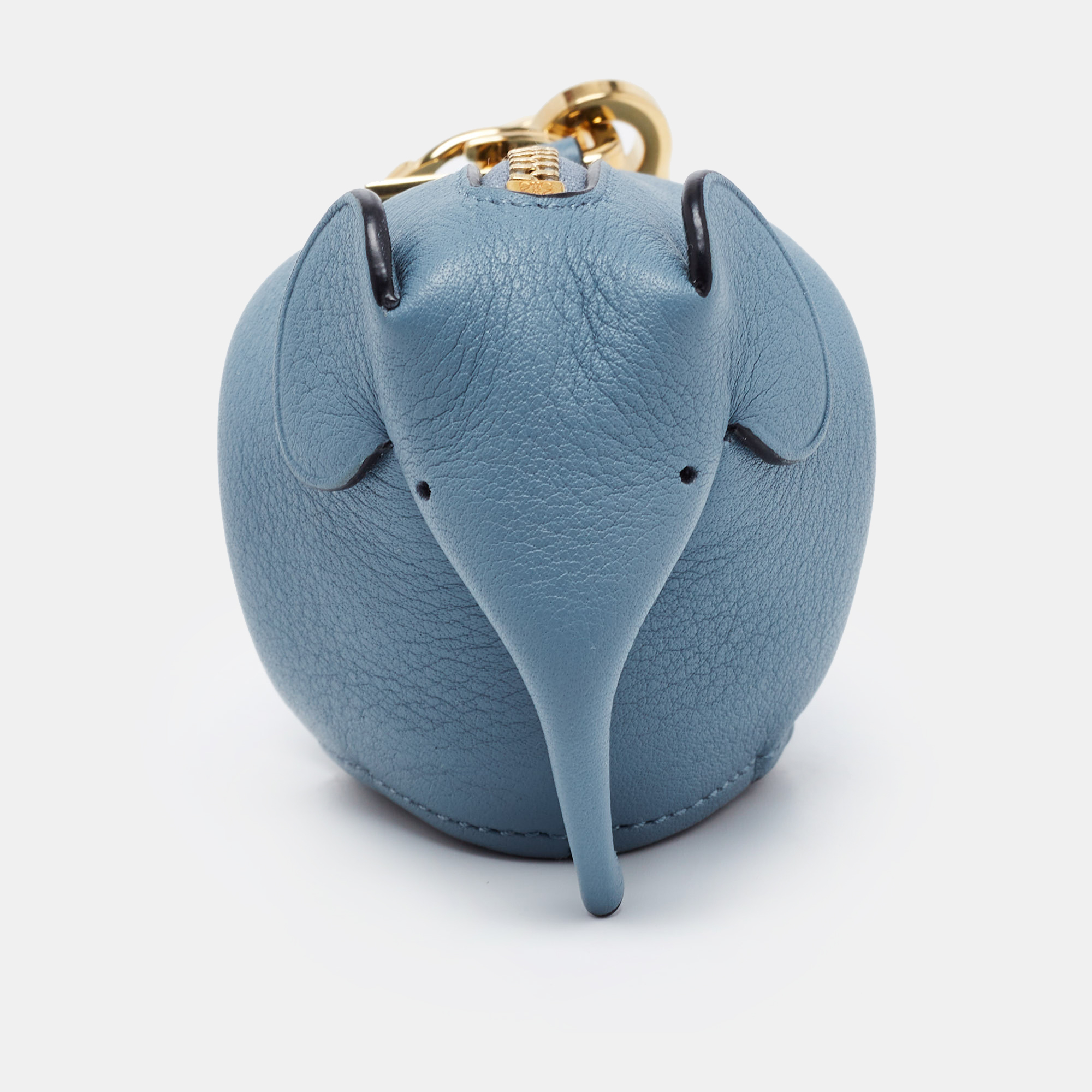 

Loewe Blue Leather Elephant Purse Bag Charm