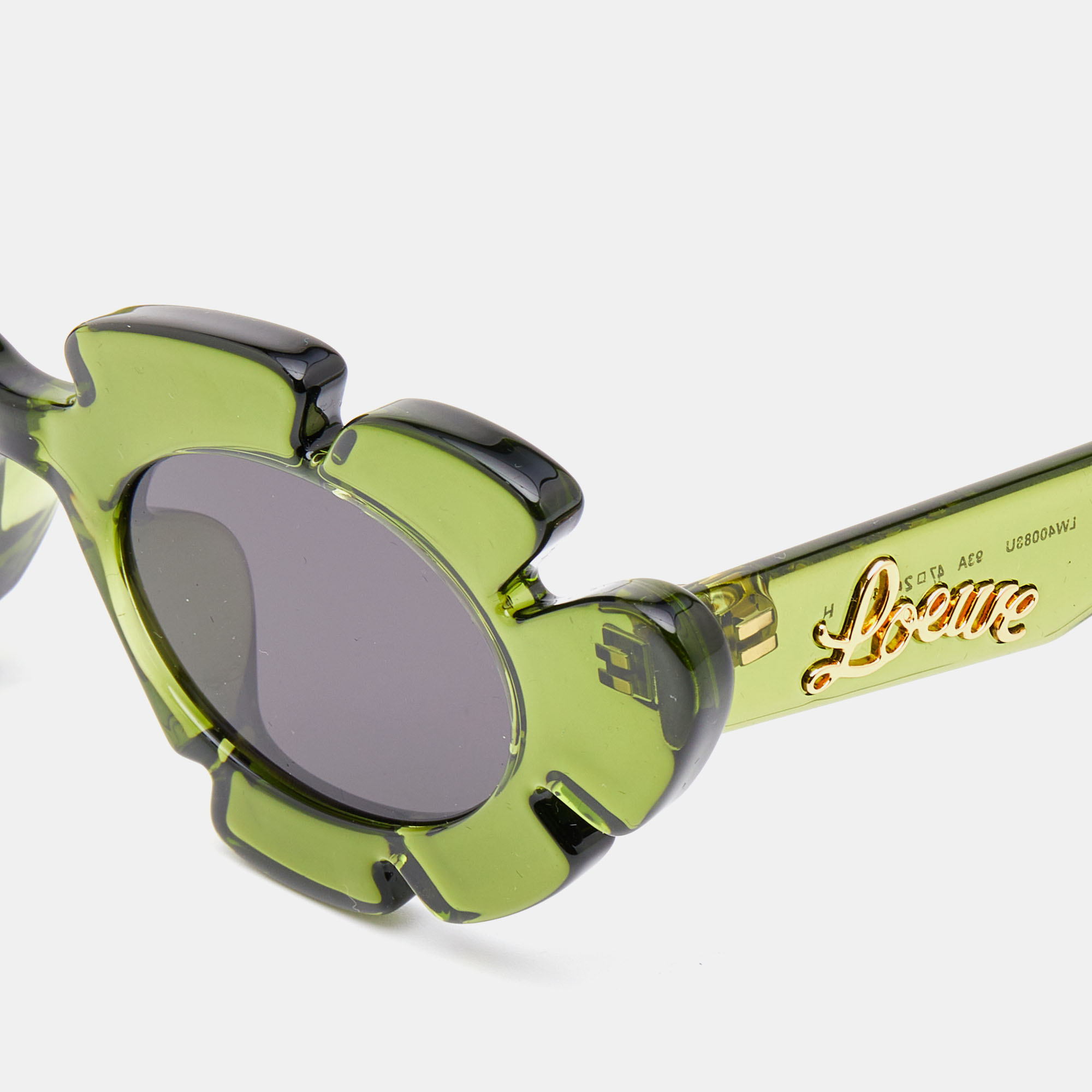 

Loewe x Paula's Green/ Grey LW40088U Geometric Sunglasses