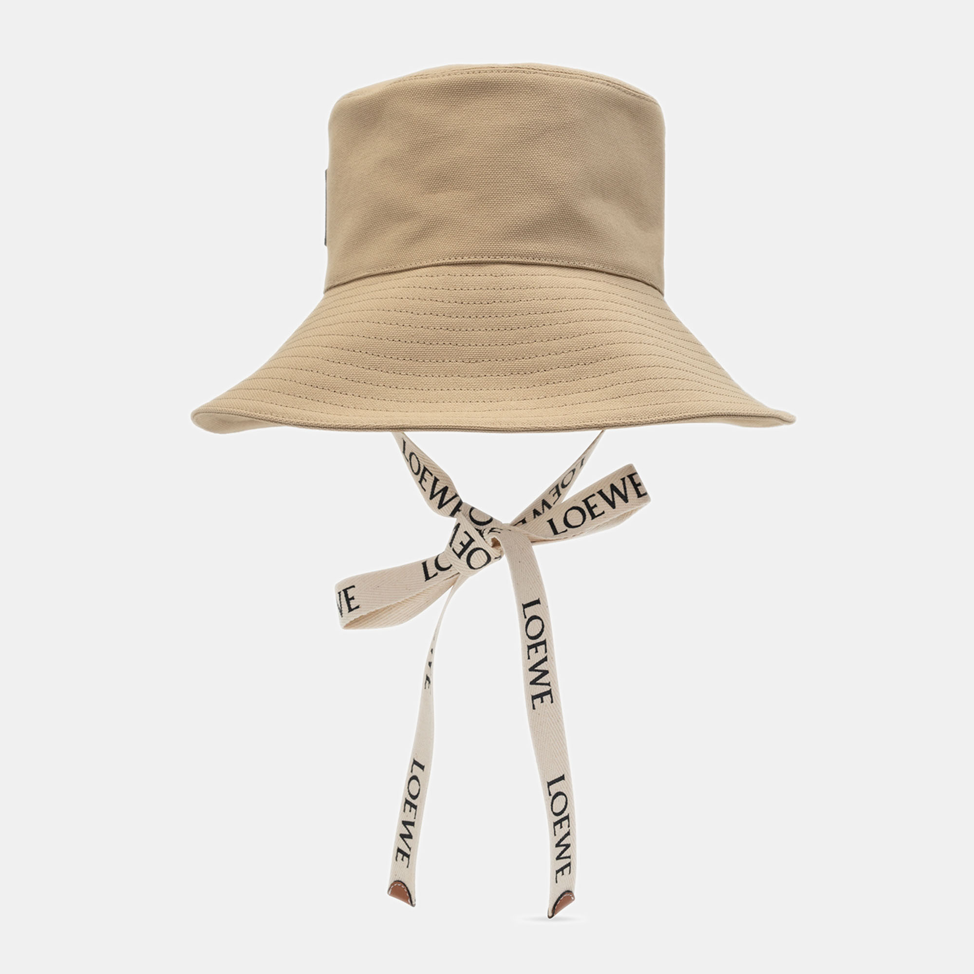 

Loewe X Paula's Ibiza Beige Canvas Logo Fisherman Hat