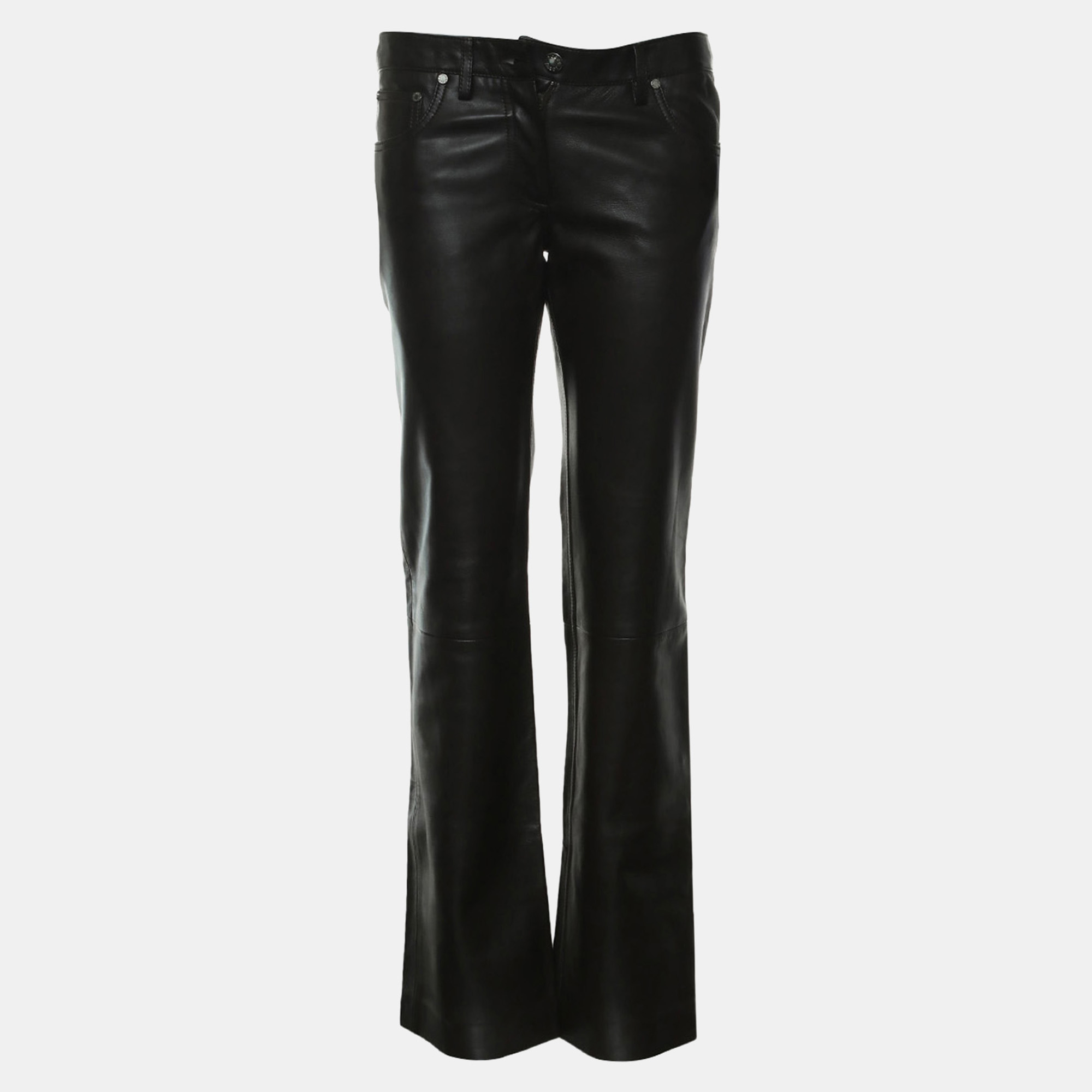 

Leather Long Pants in Brown