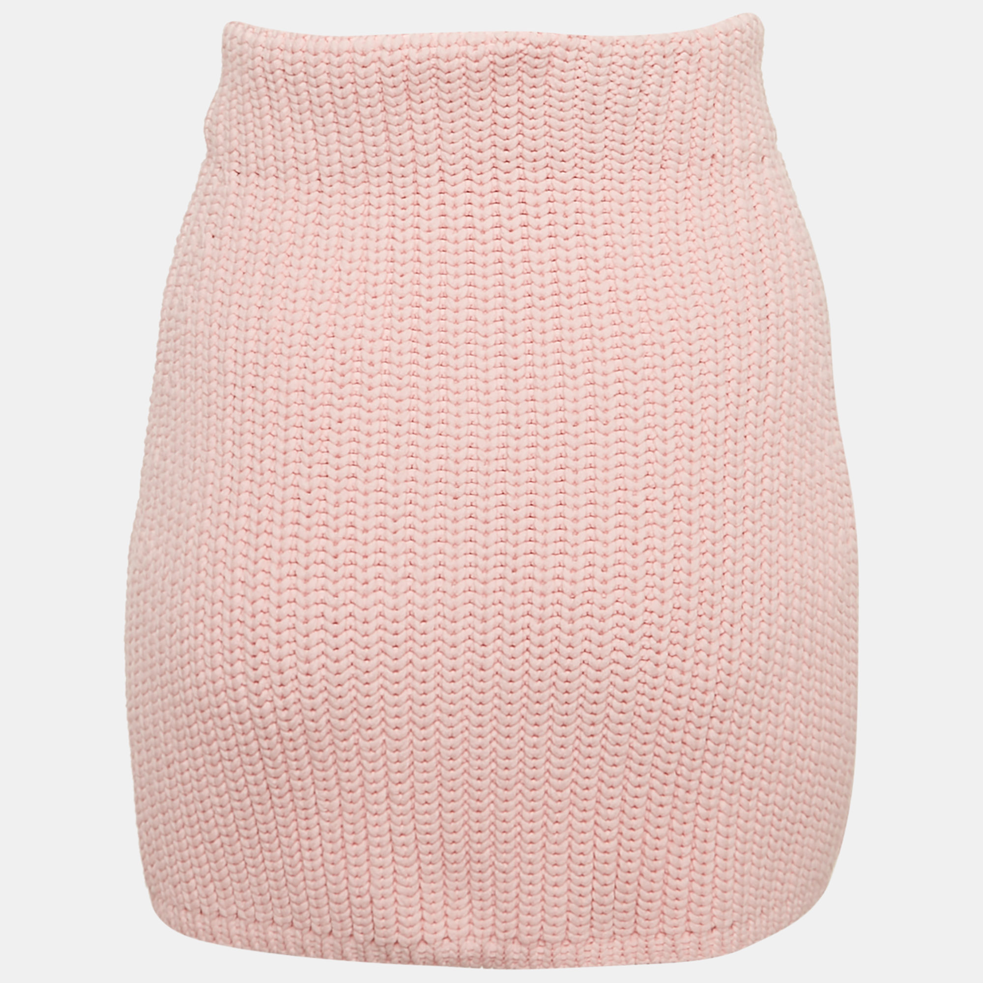 

Loewe Pink Crochet Mini Skirt S
