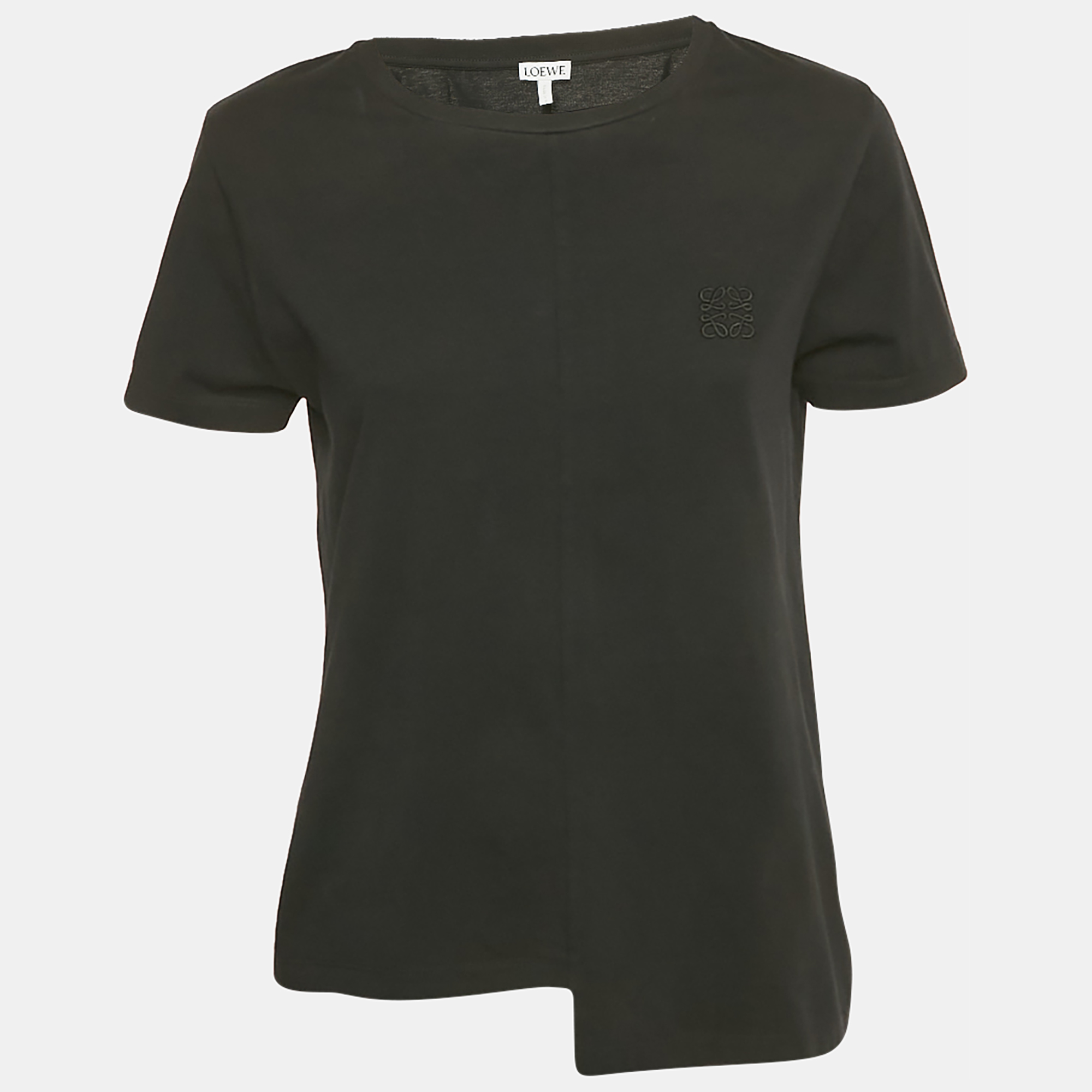 

Loewe Black Anagram Embroidered Jersey T-Shirt M