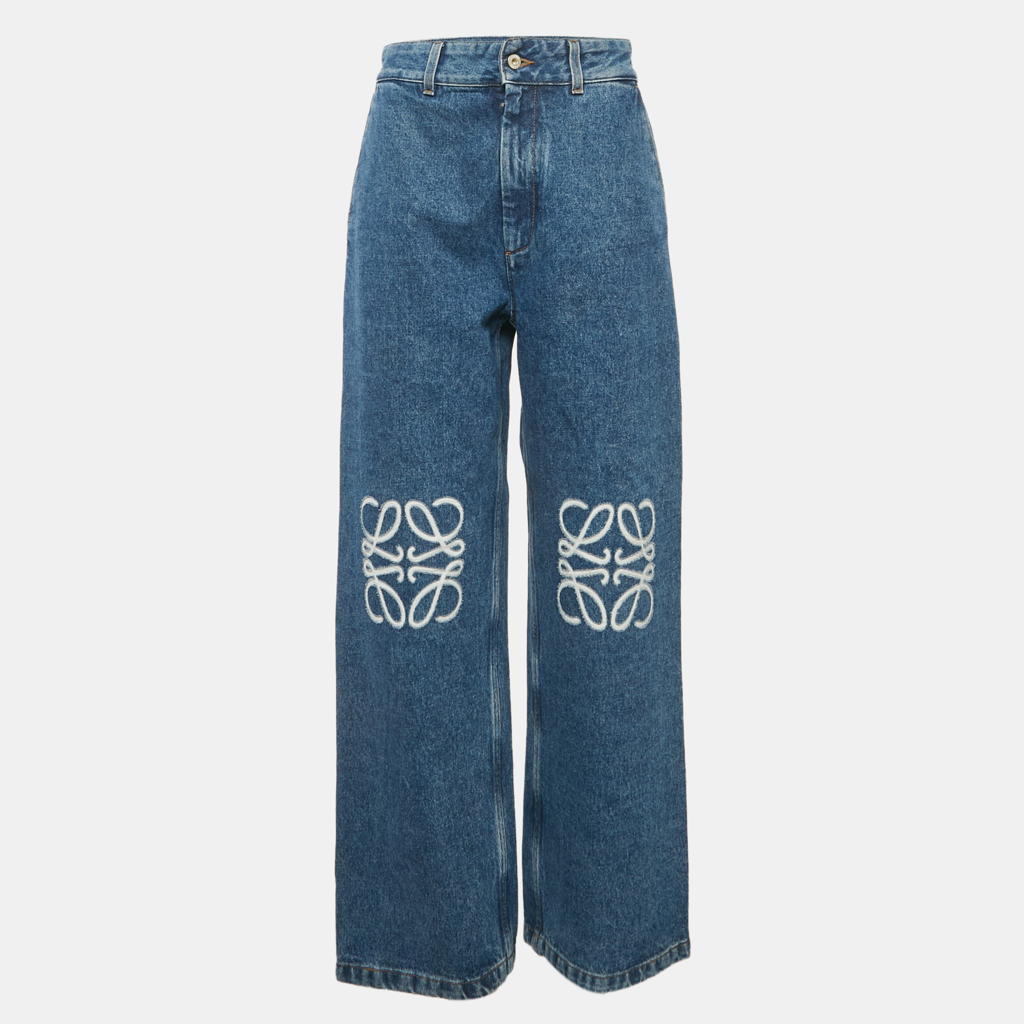 

Loewe Blue Denim Anagram Detail Jeans S/Waist 29"