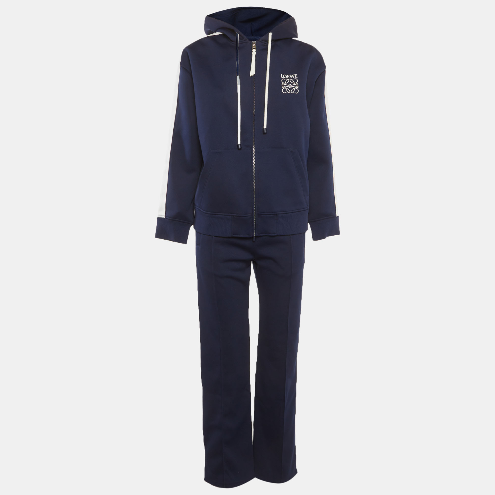 

Loewe Navy Blue Anagram Jersey Track Suit XS/S