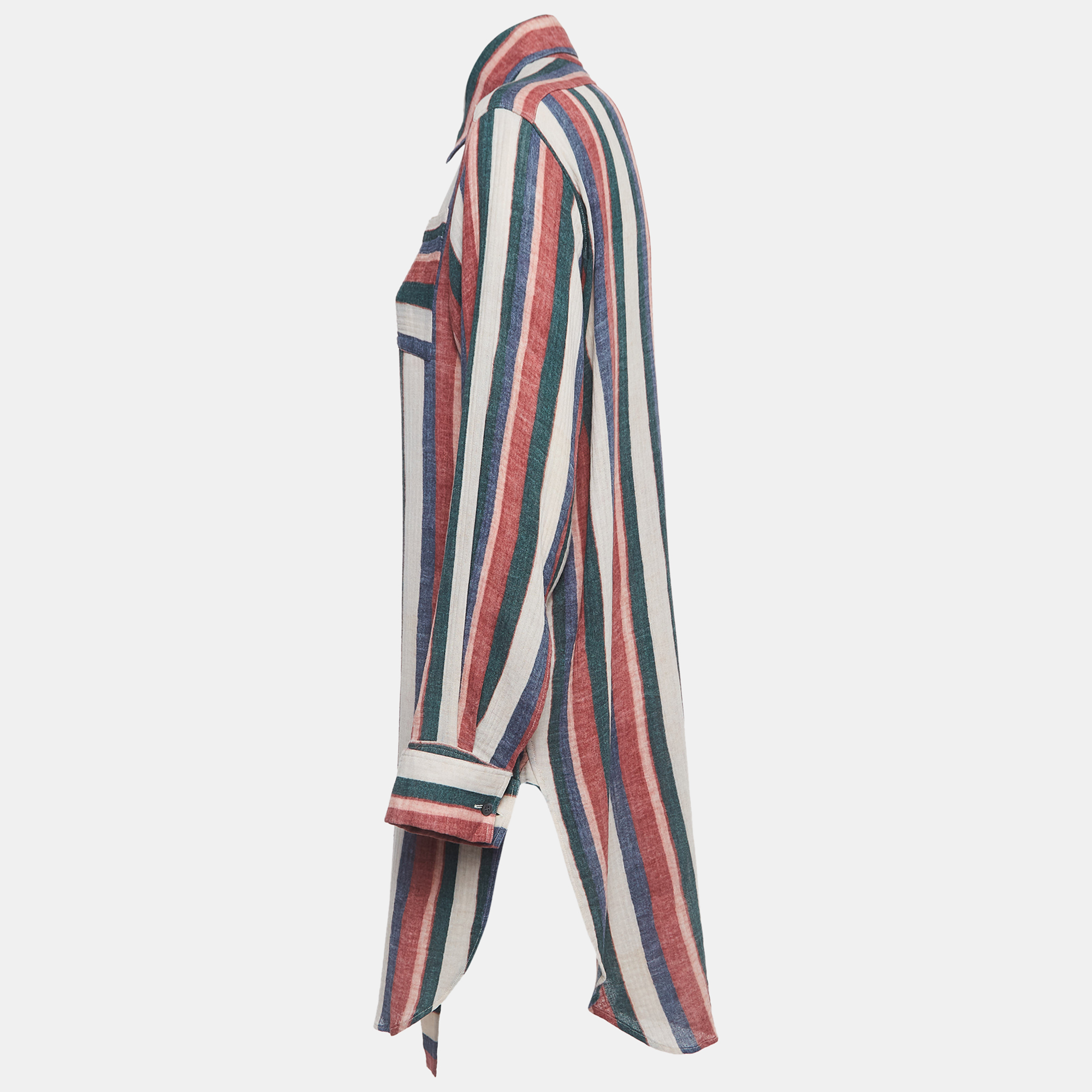 

Loewe Multicolor Striped Cotton Shirt Dress
