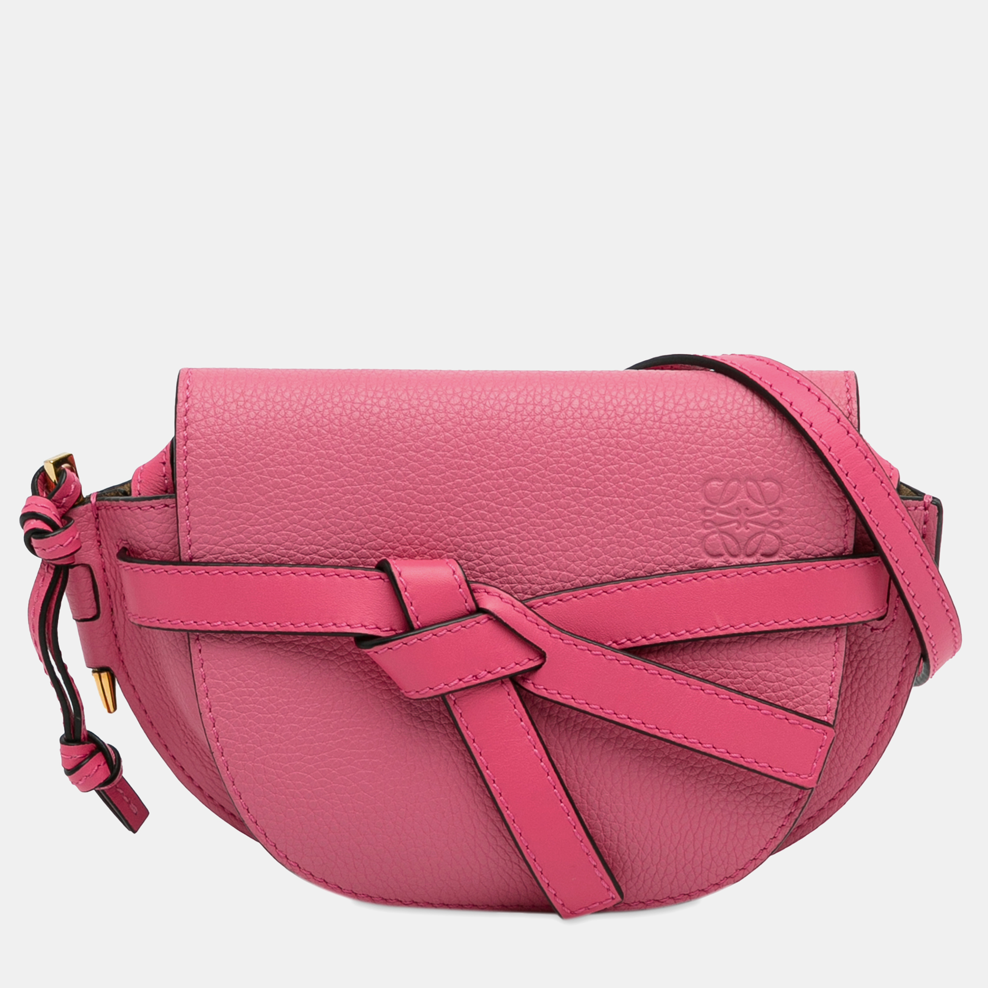

Loewe Mini Gate Crossbody Bag, Pink