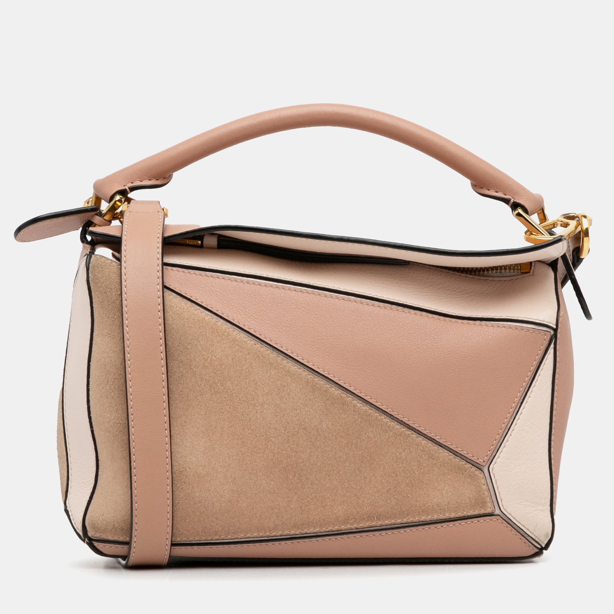 

Loewe Small Tricolor Puzzle Bag, Brown