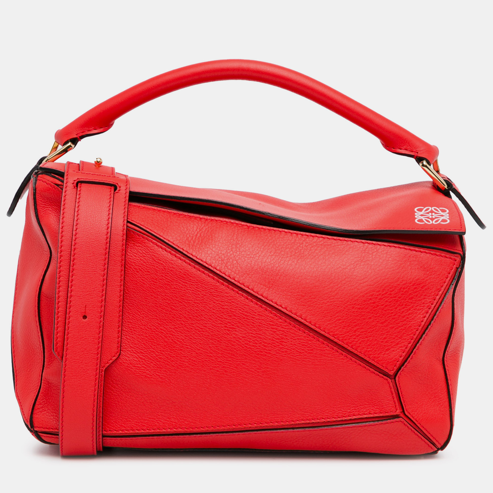 

Loewe Medium Puzzle Bag, Red