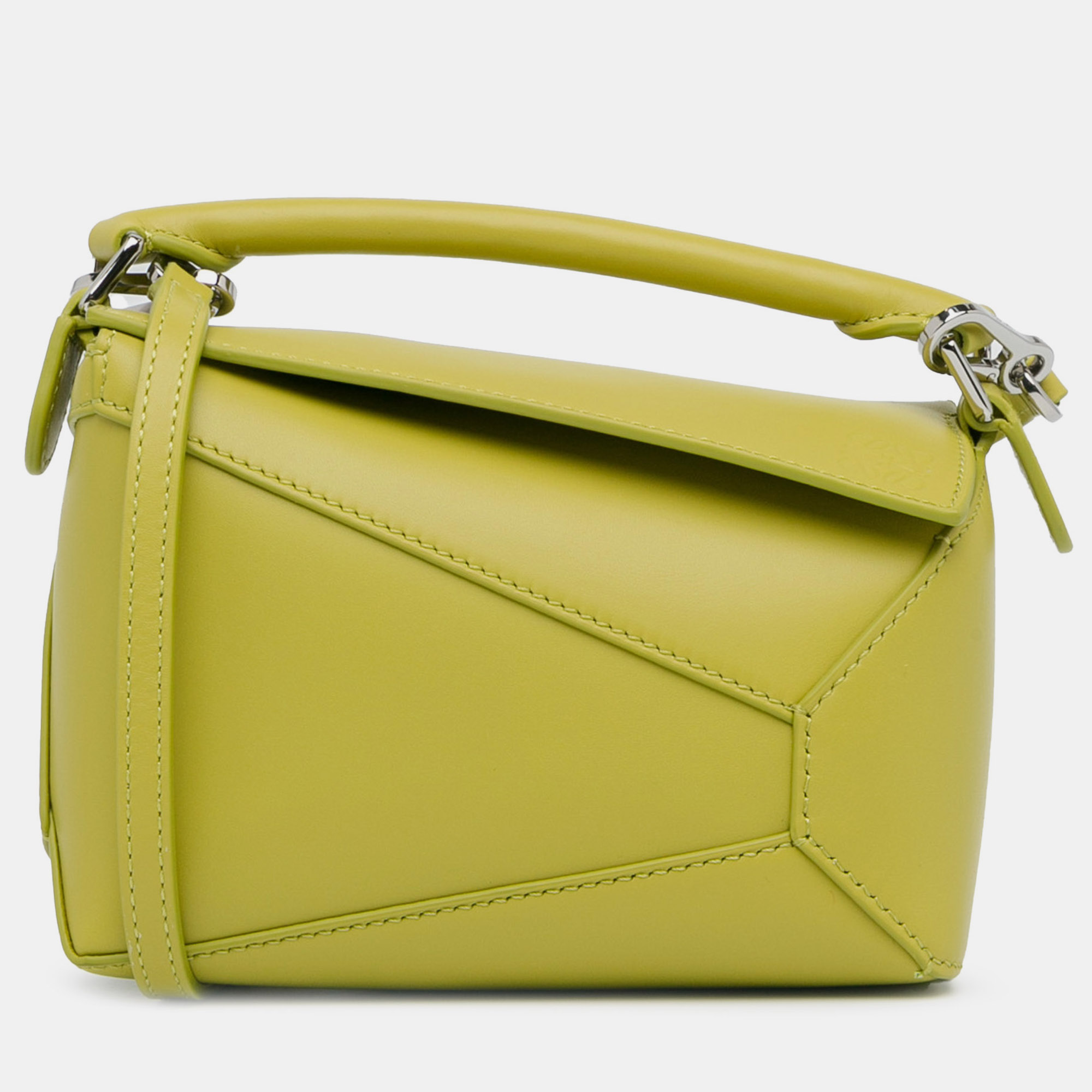 

Loewe Mini Puzzle Edge Satchel, Yellow