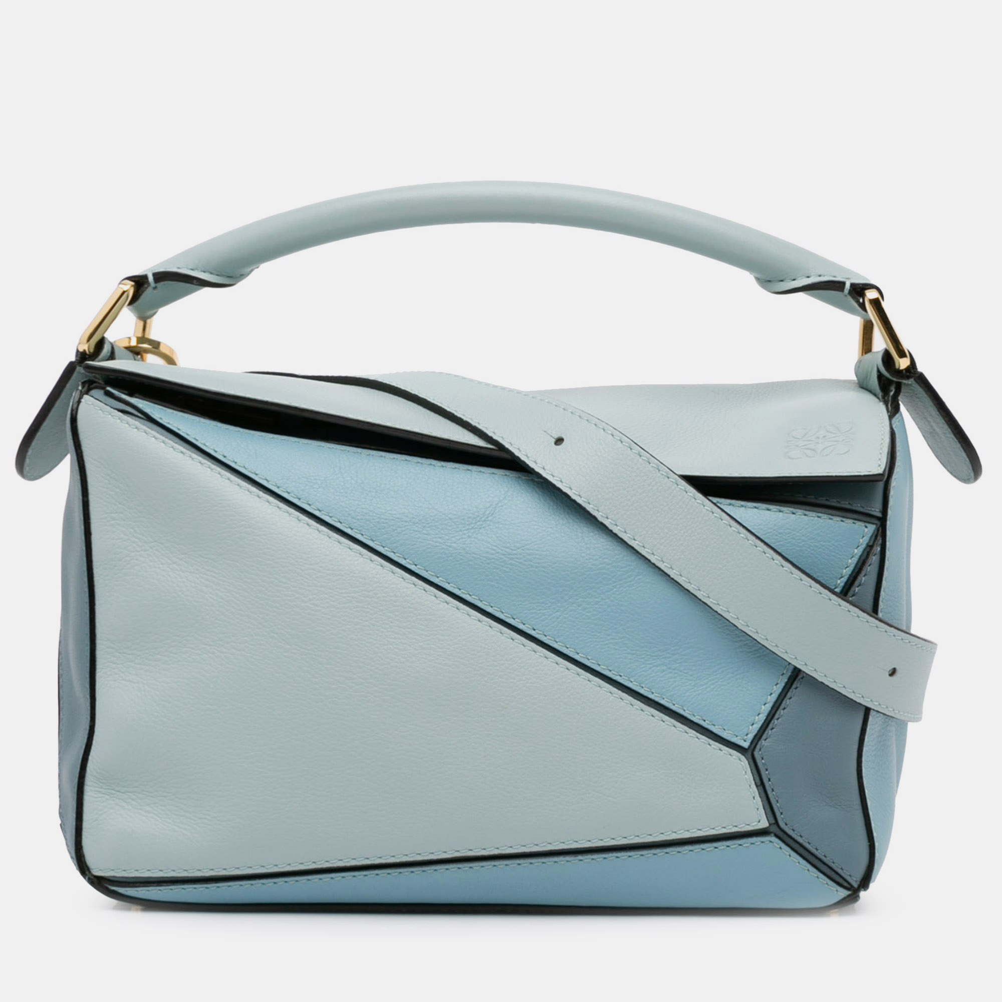 

Loewe Small Tricolor Puzzle Bag, Blue