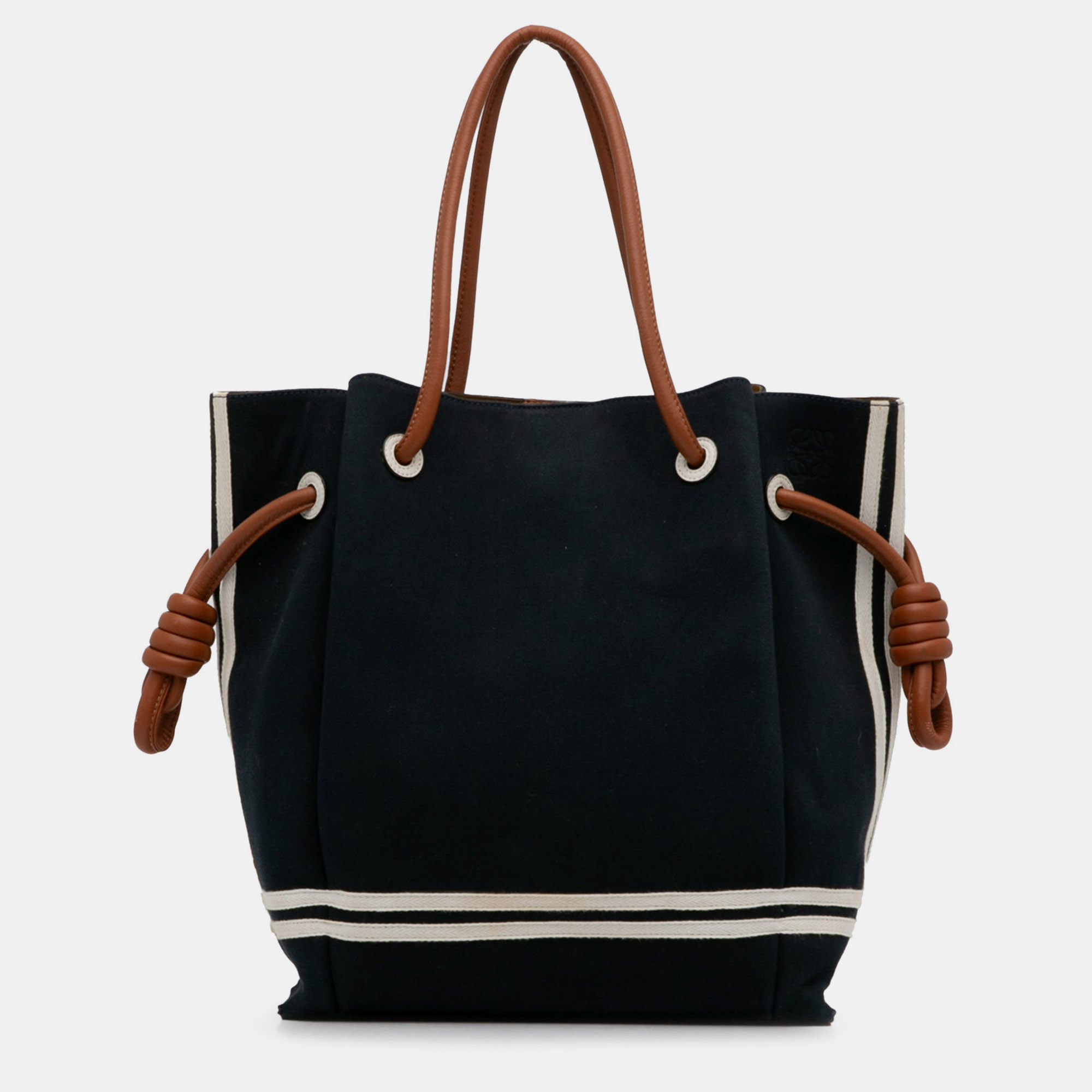 

Loewe Flamenco Knot Sailor Tote, Navy blue