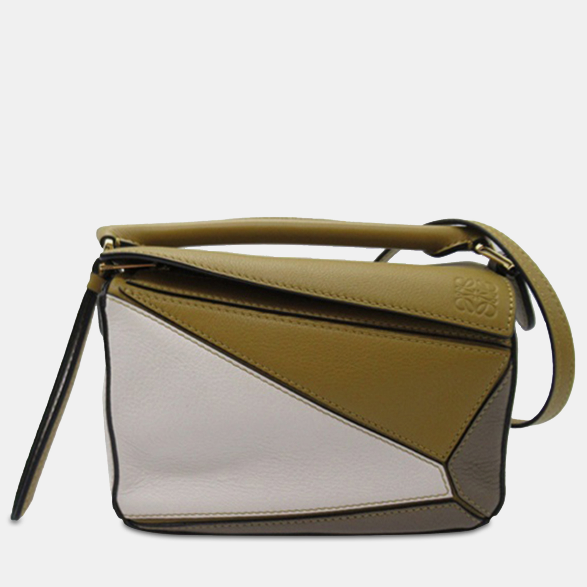 

Loewe Mini Tricolor Puzzle Satchel, Multicolor