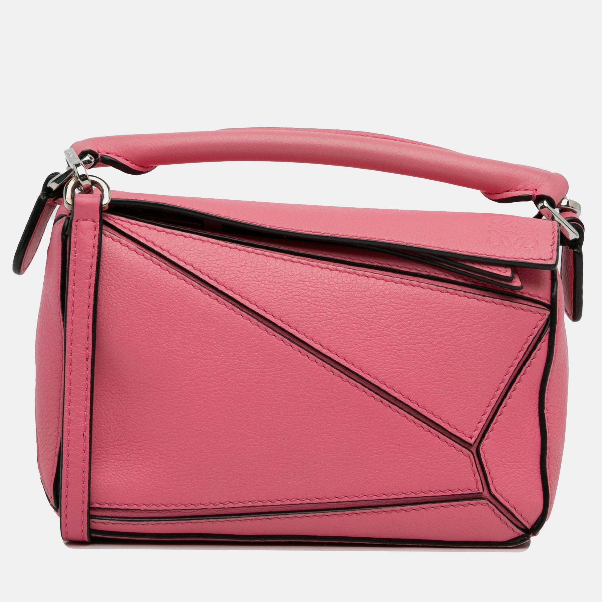

Loewe Mini Puzzle Satchel, Pink