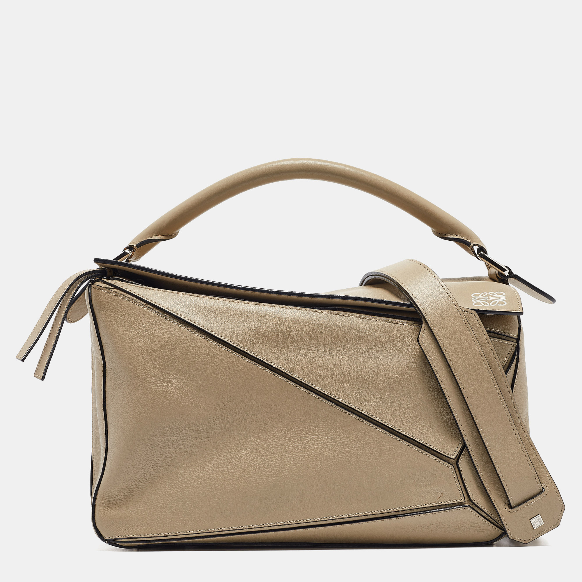 

Loewe Beige Leather Medium Puzzle Shoulder Bag