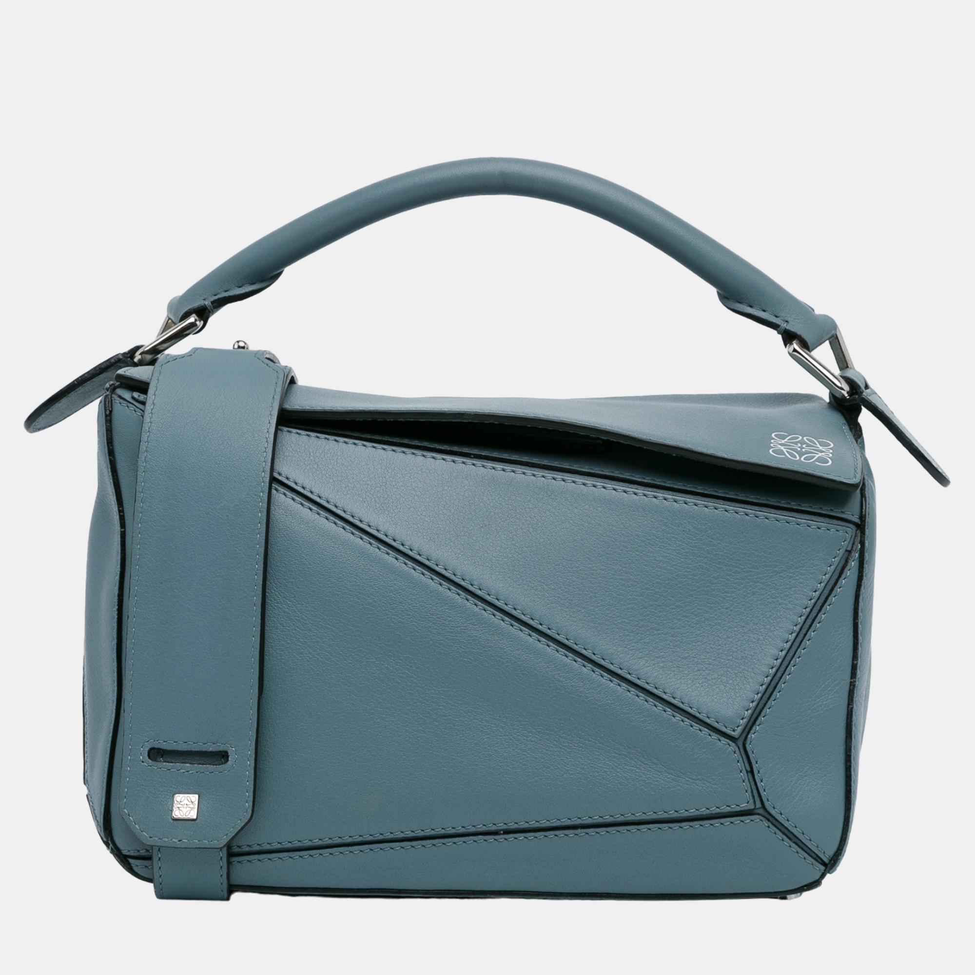 

Loewe Blue Small Puzzle Bag