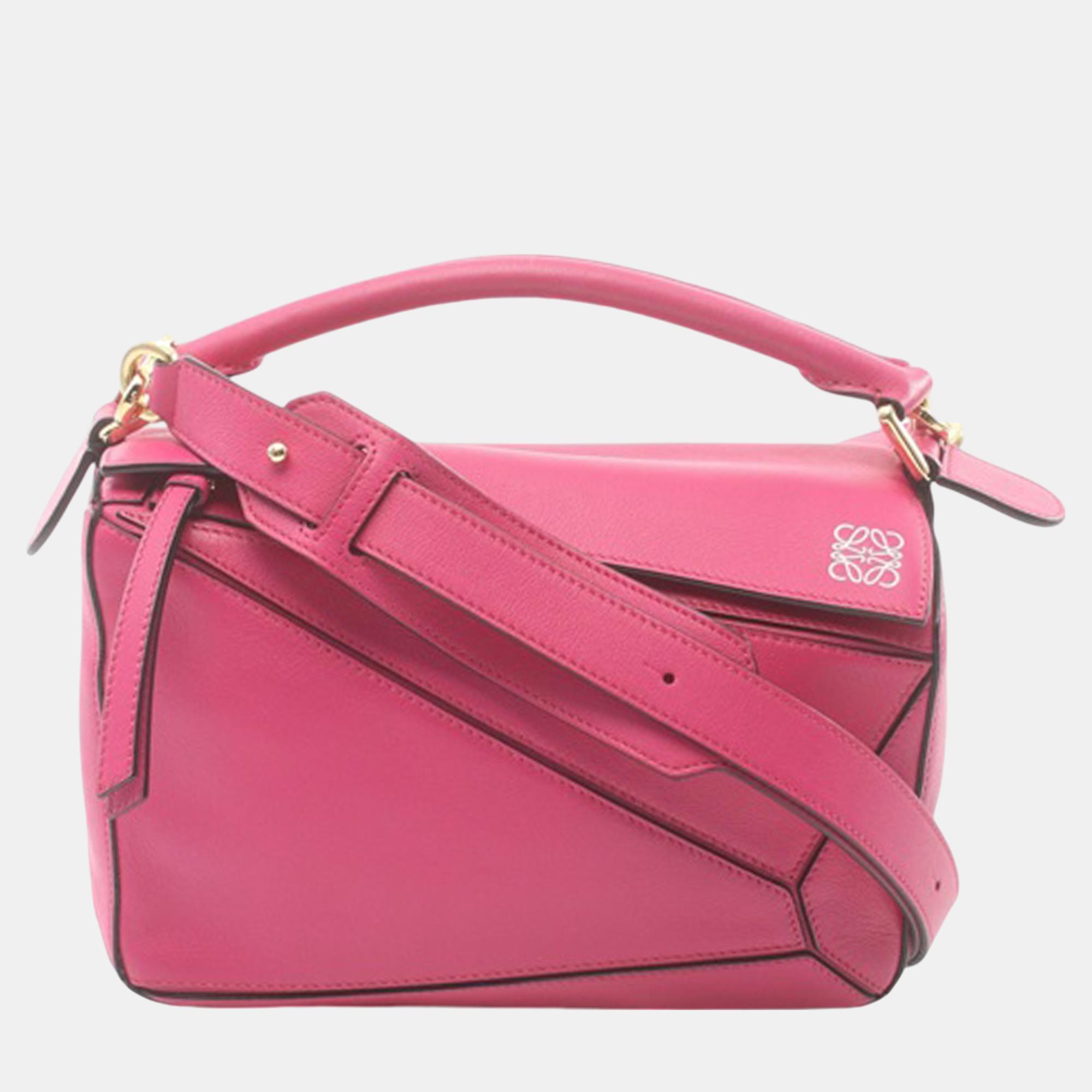 

Loewe Pink Small Puzzle Bag