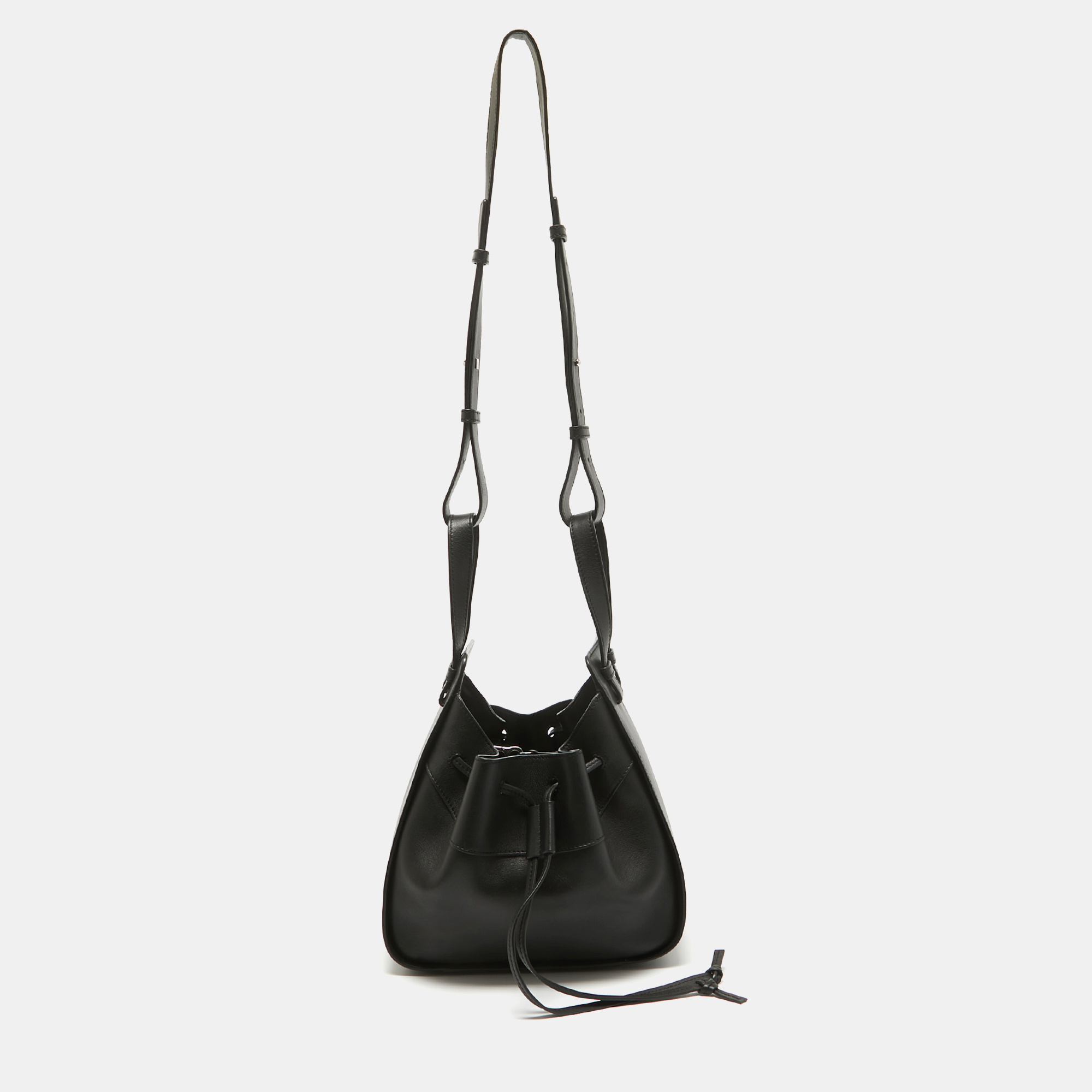 

Loewe Black Leather  Hammock Shoulder Bag