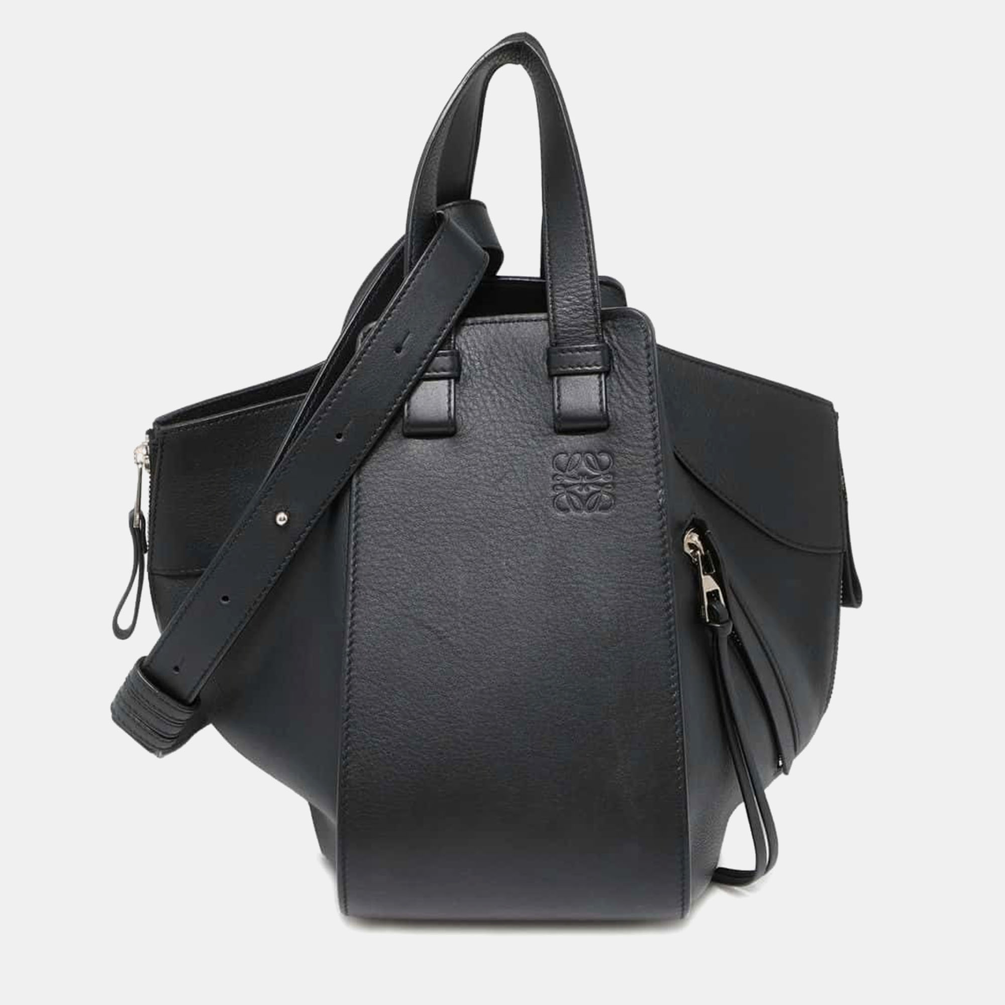 

Loewe Black Leather Small Hammock Shoulder Bag