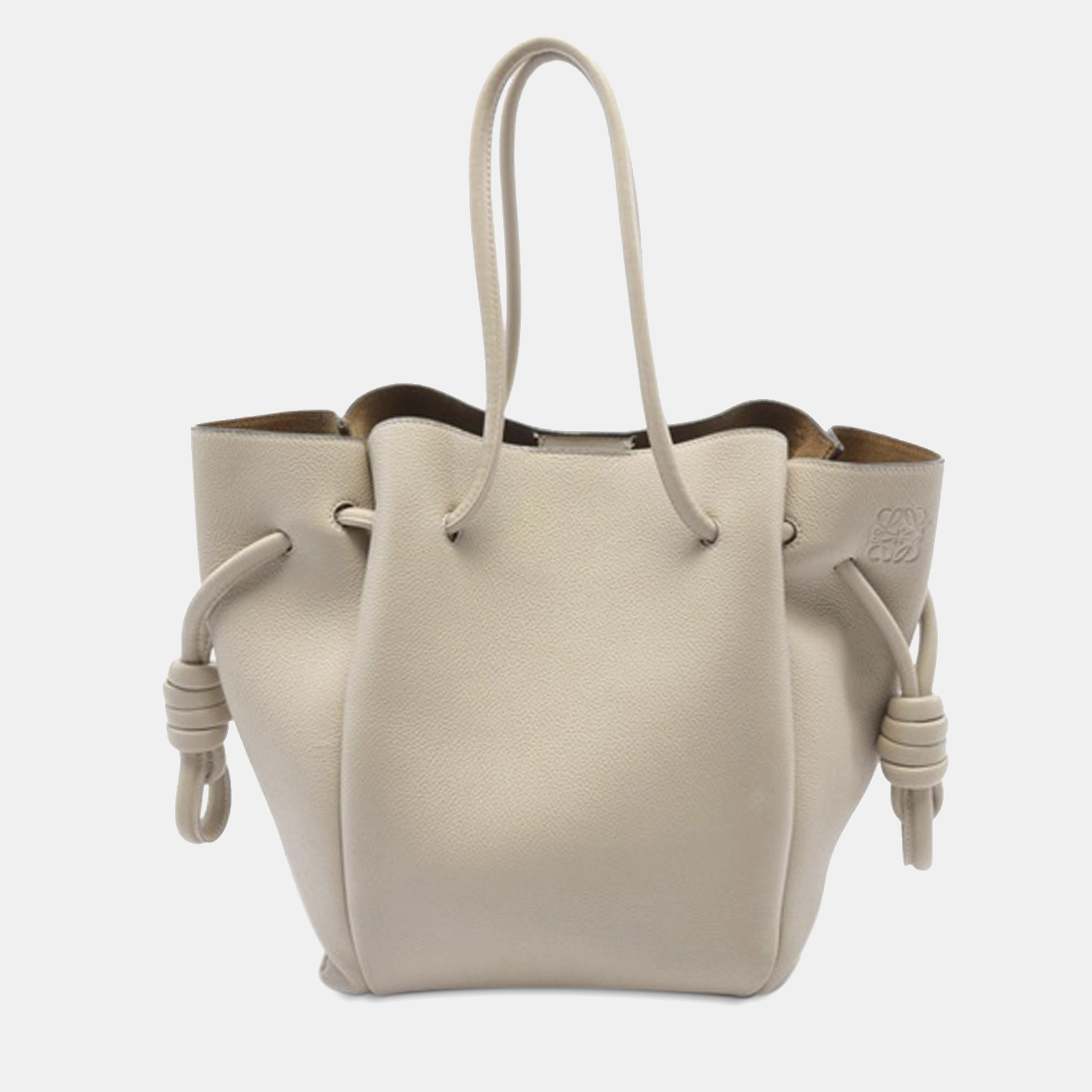 

Loewe Small Flamenco Knot Tote Bag, Beige