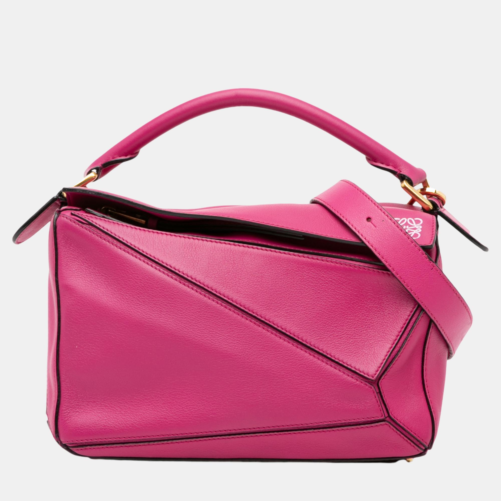 

Loewe Pink Small Puzzle Bag