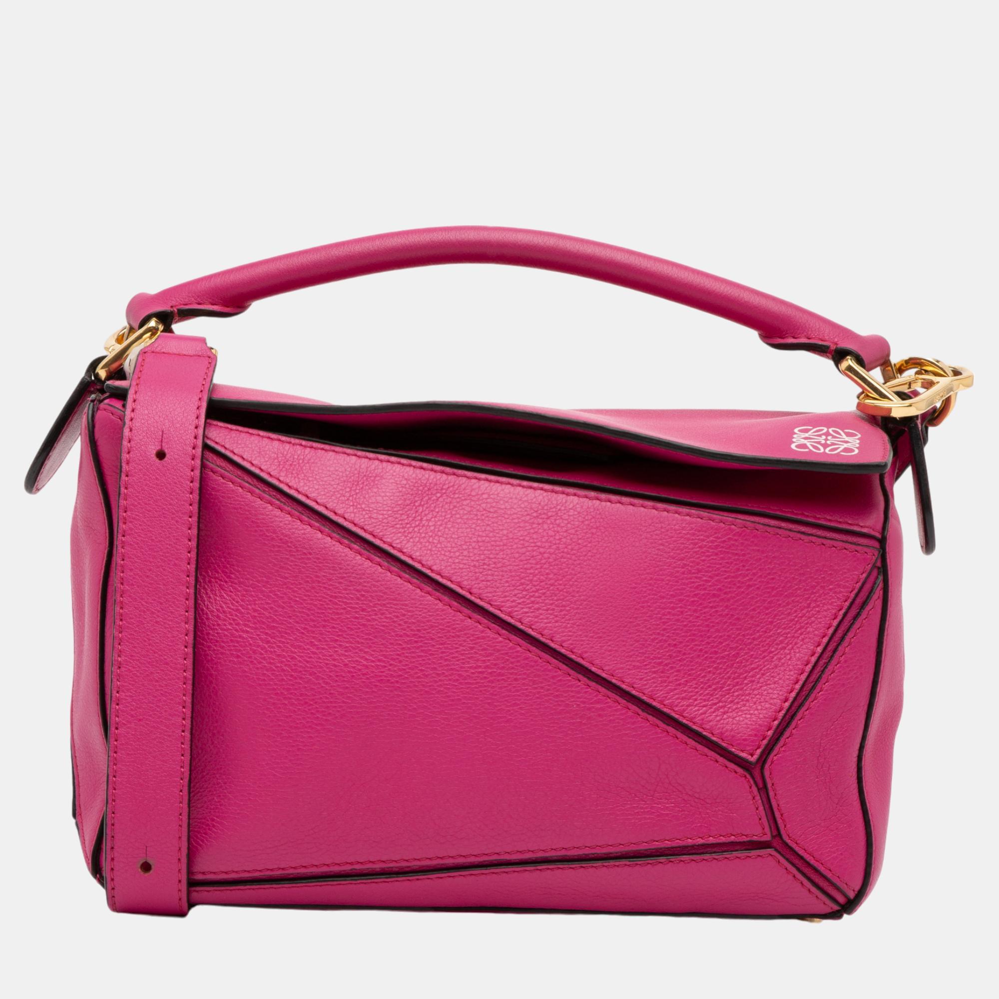 

Loewe Pink Small Puzzle Bag