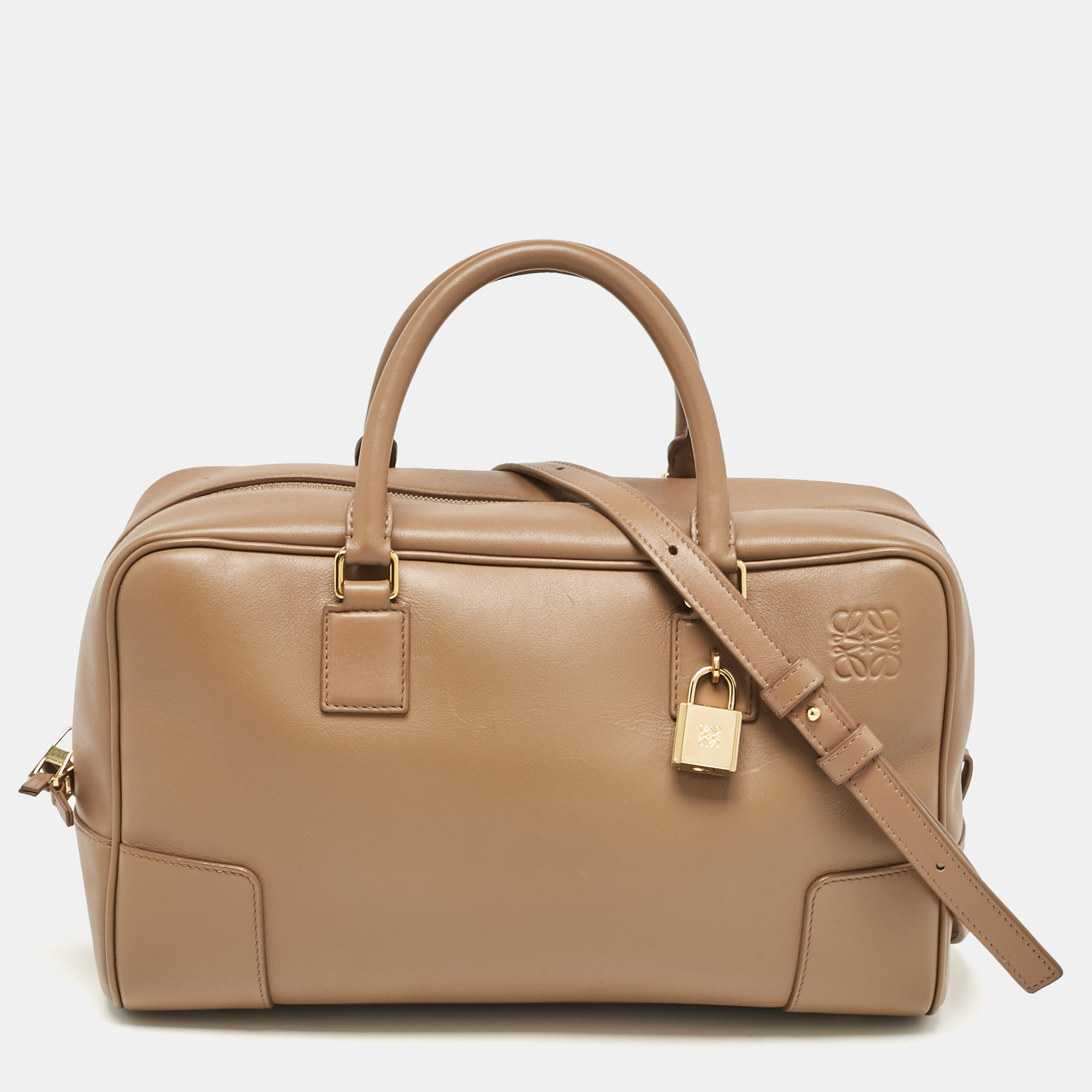 

Loewe Beige Leather Amazona 28 Bag