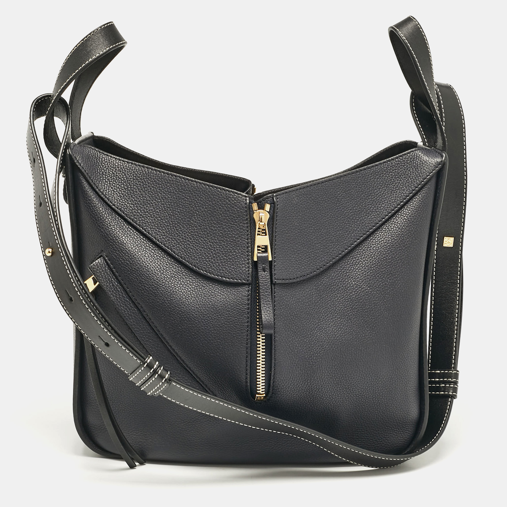 

Loewe Black Leather Small Hammock Bag