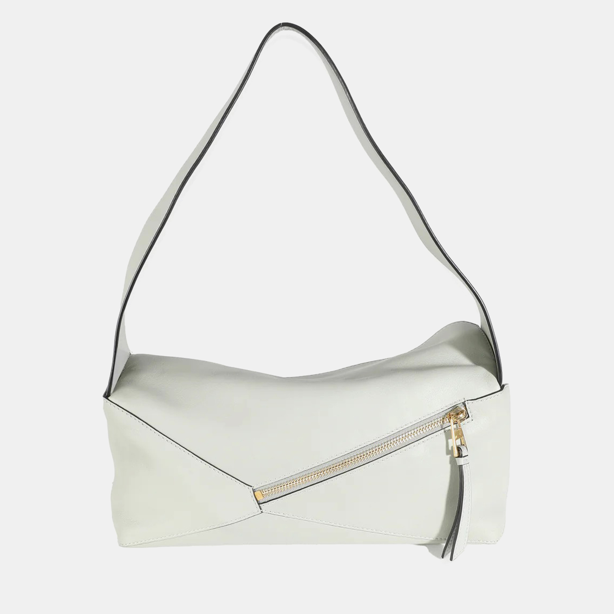 

Loewe Light Celadon Calfskin Puzzle Hobo Bag, Grey