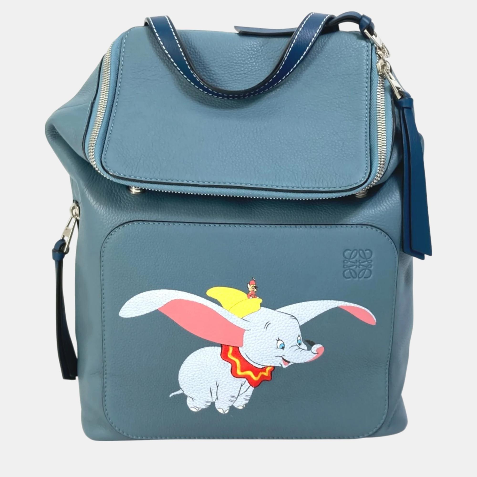 

Loewe blue White Backpack