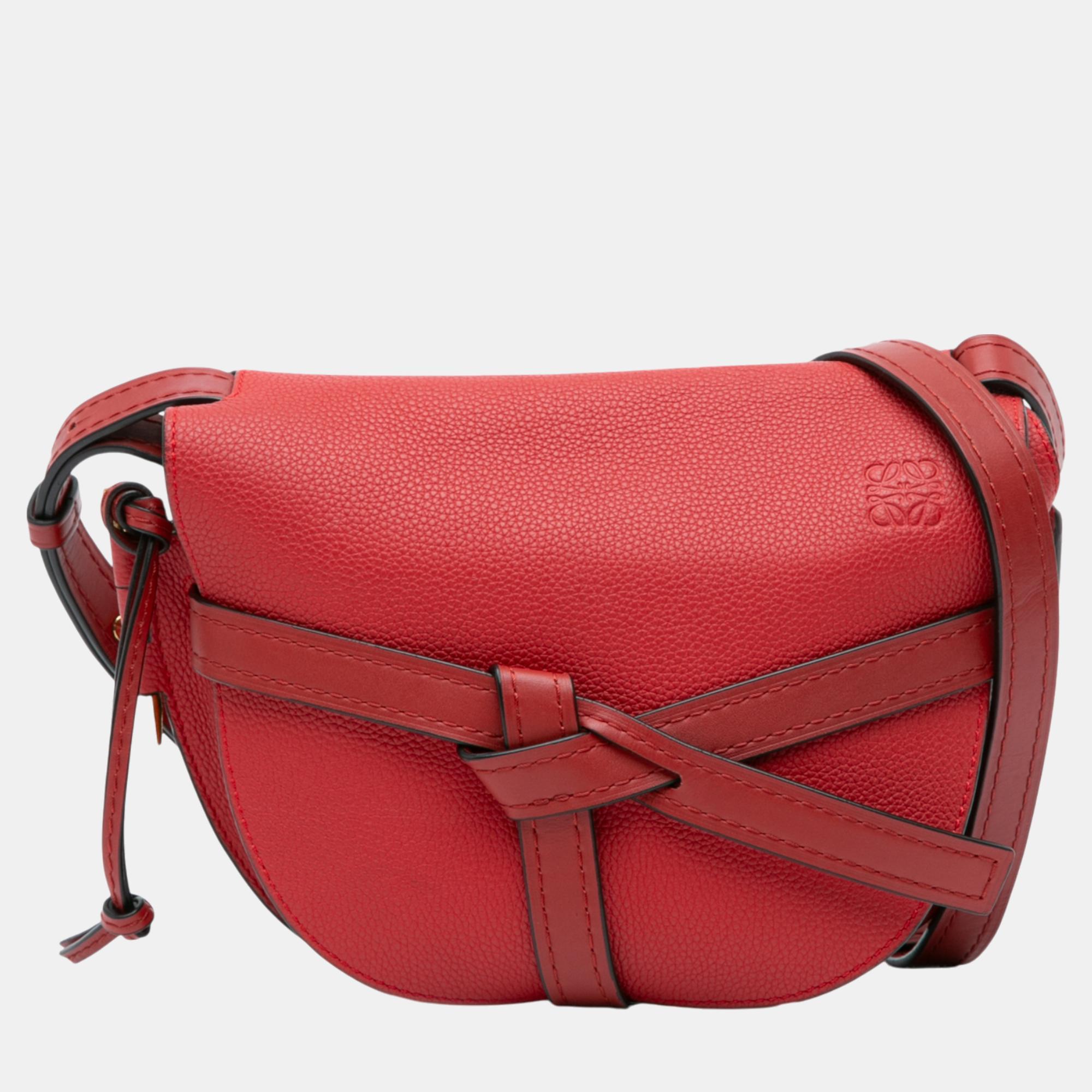 

Loewe Red Small Gate Crossbody