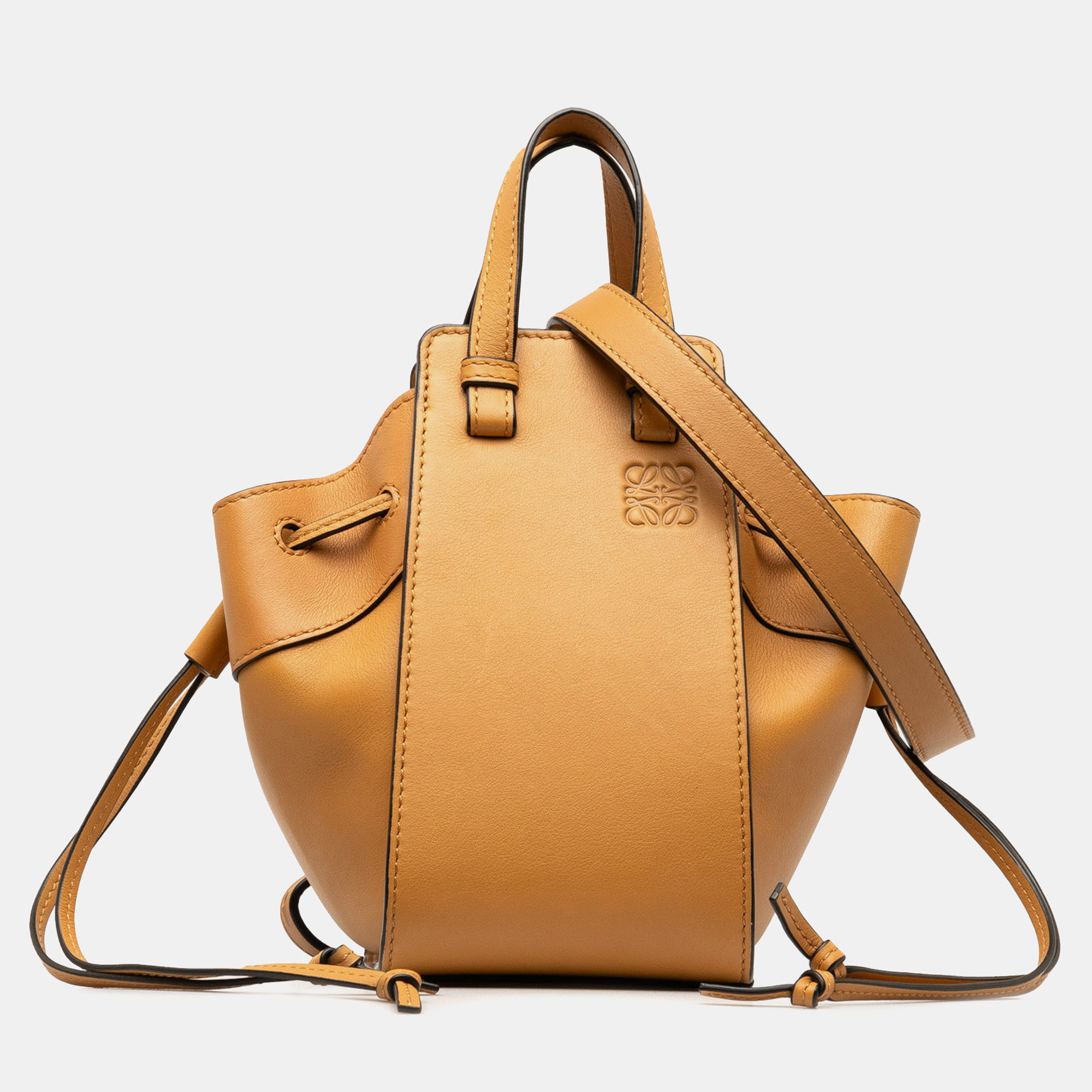 

Loewe Brown Leather Loewe Mini Hammock Bag