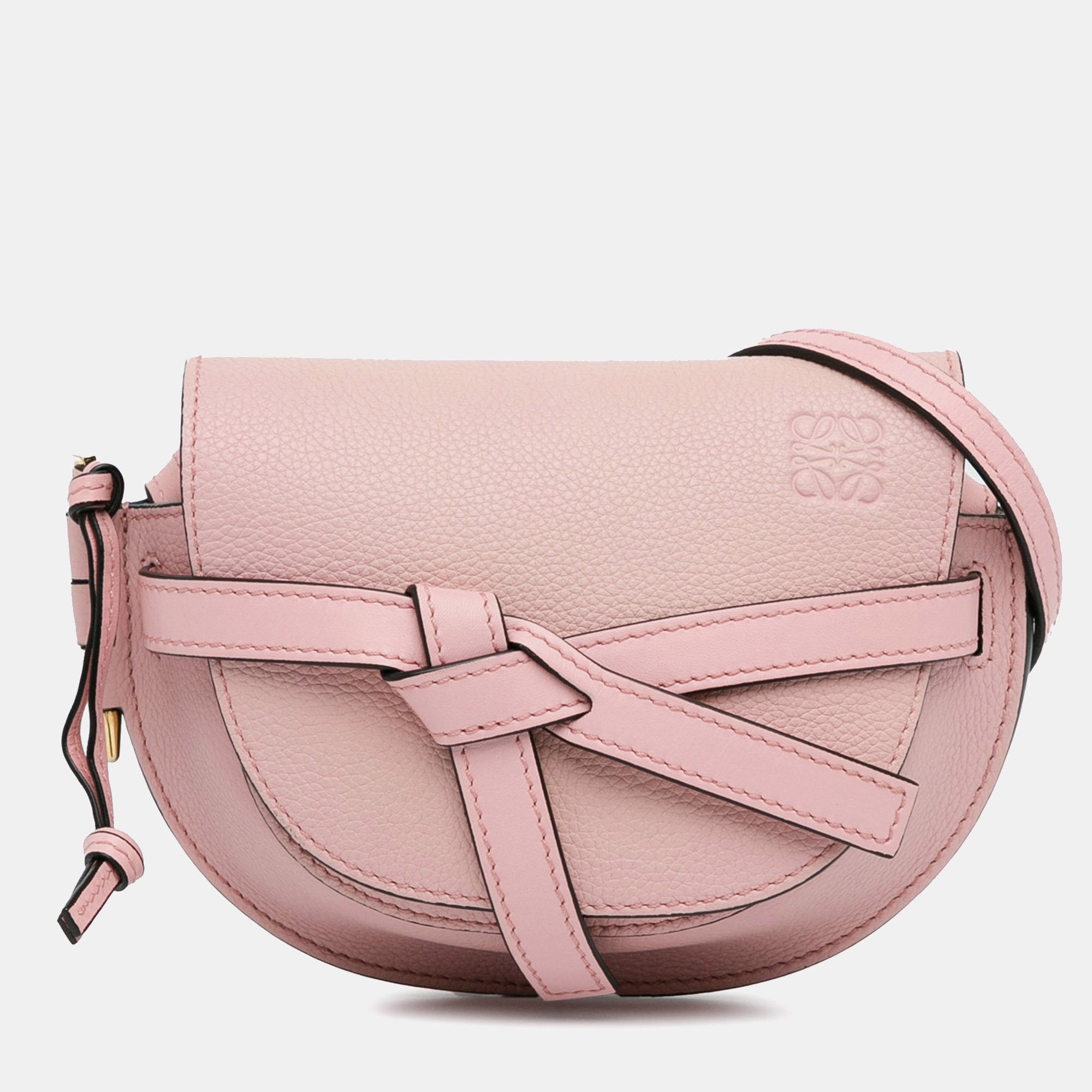 

Loewe Pink Calf Leather Small Leather Gate Crossbody Bag