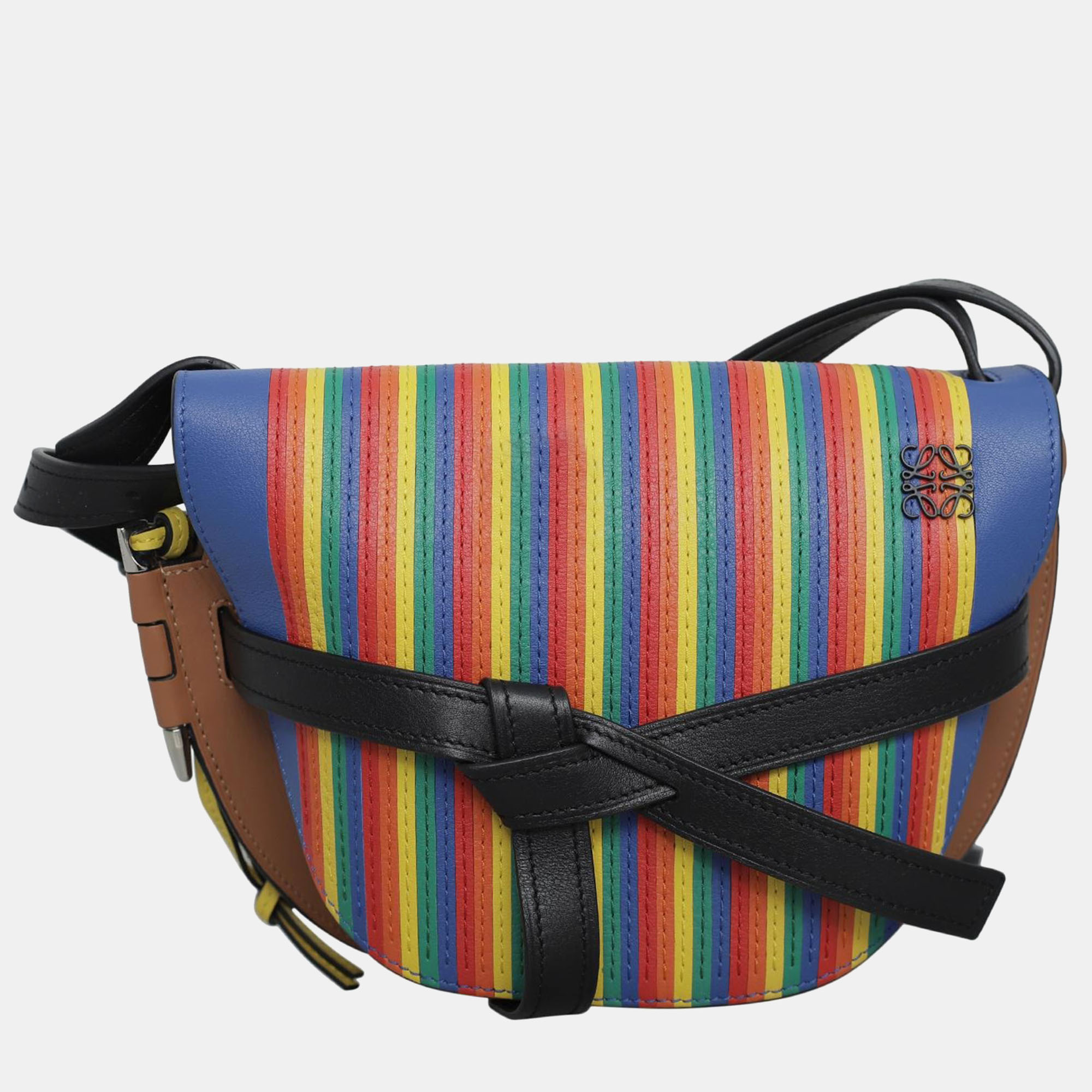 

Loewe Rainbow Small Gate Crossbody Bag, Multicolor