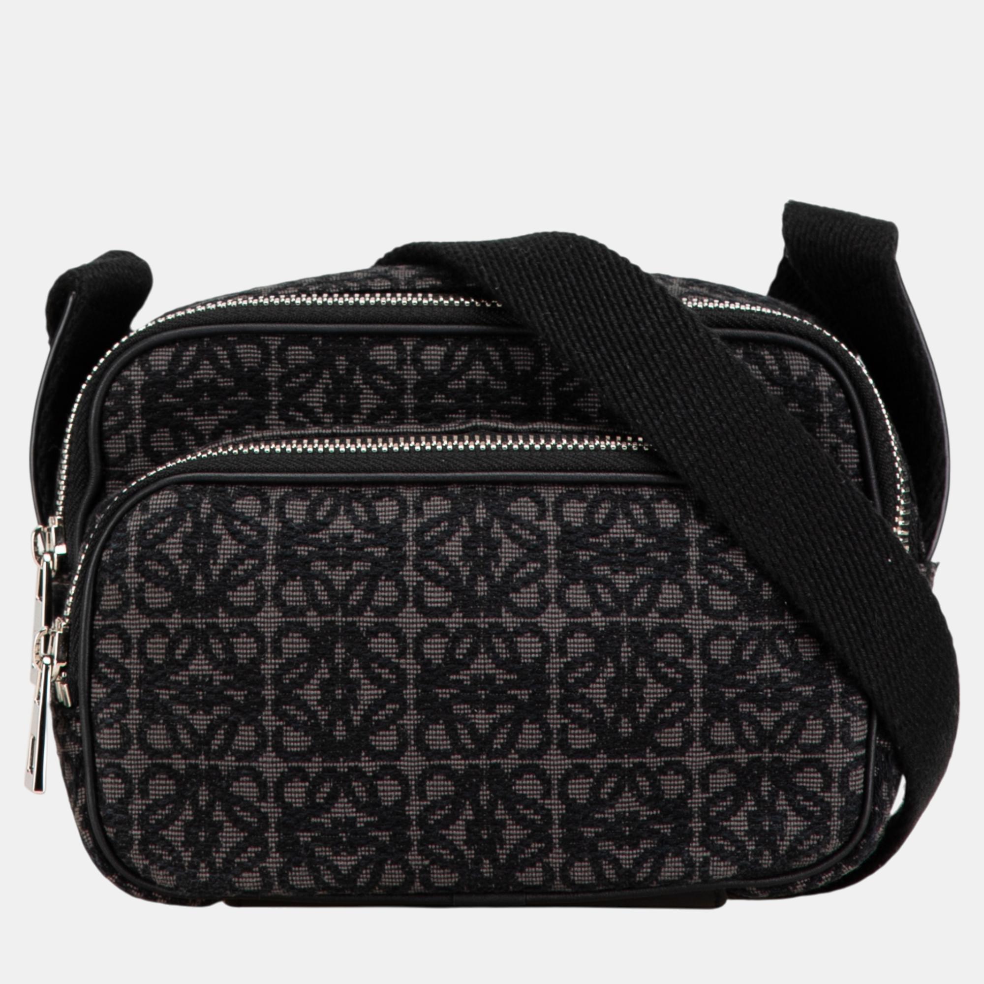 

Loewe Black Mini Anagram Jacquard Camera Bag