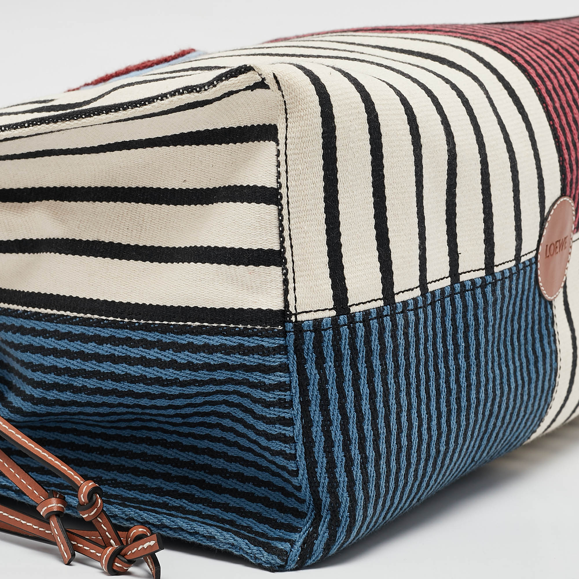 Loewe x Paula`s Ibiza Multicolor Stripe Cushion Tote 